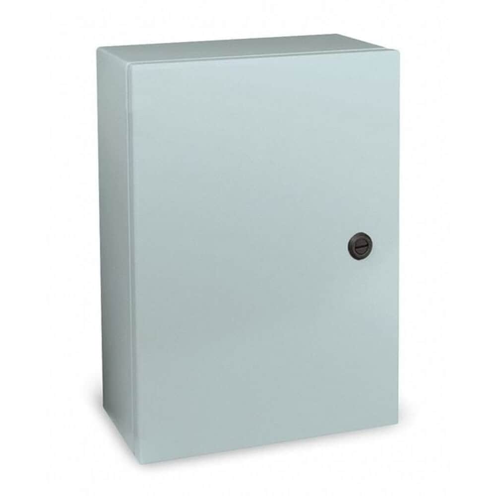 WIEGMANN  1/4 Turn Latch Electrical Enclosures 20 in H 8 in D 20 in W 12 13 3R 4 Steel
