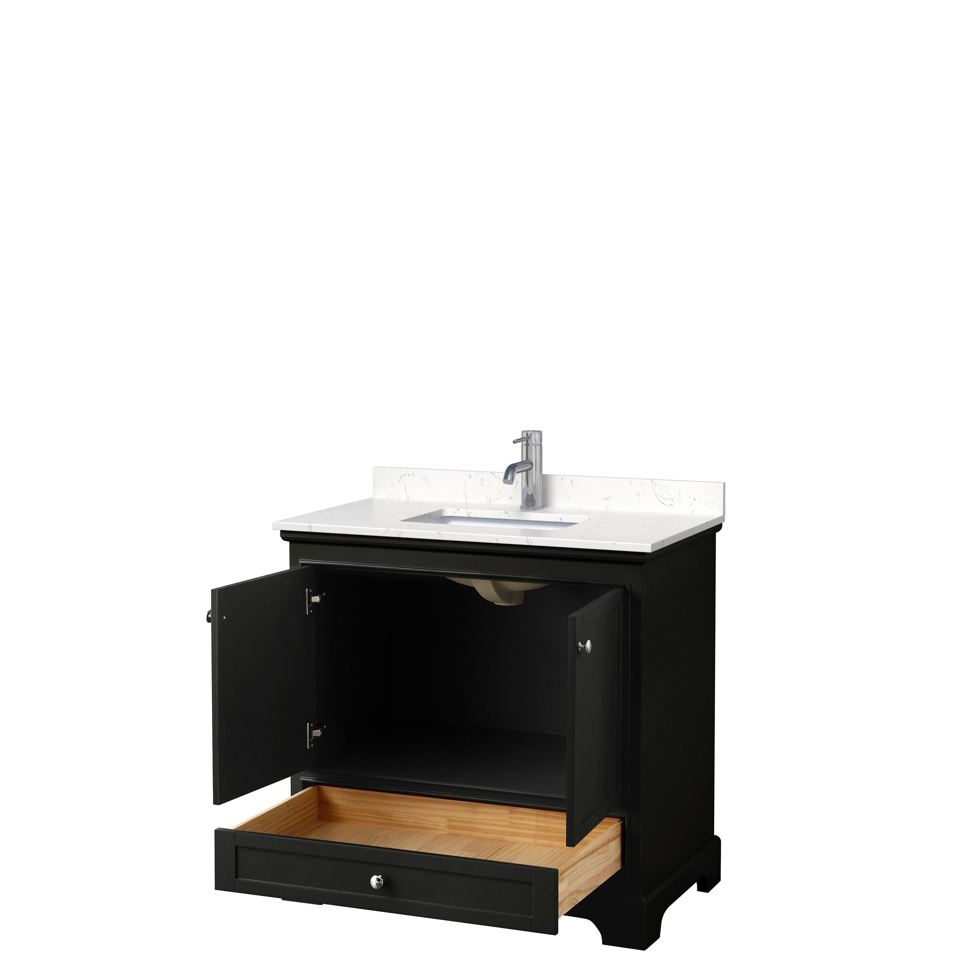 Wyndham Collection WCS202036SDEC2UNSMXX Bath-Vanity-Combo - View #2