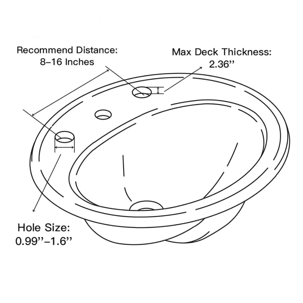 WELLFOR FH76560-ORB-S-2 Lavatory-Faucets - View #6