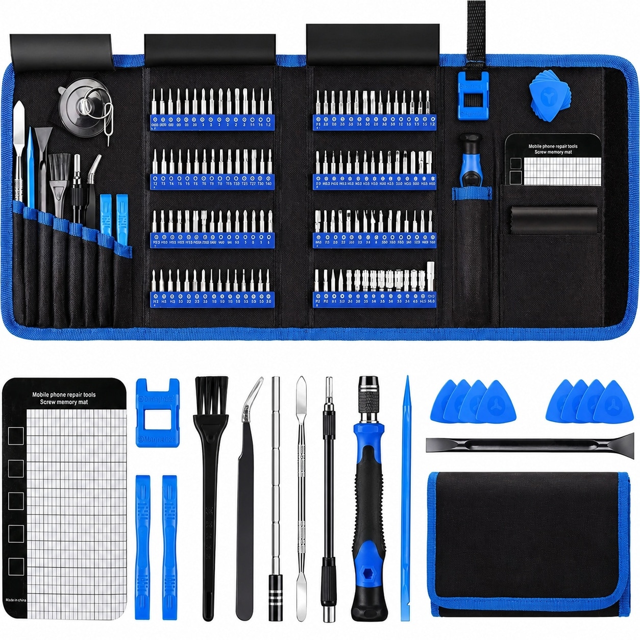 DYRCJ  Professional Electronics Repair Kit 146 Piece Tech Precision Screwdriver Set for Phone Opening Magnetic Adjustable Tools for PC Building