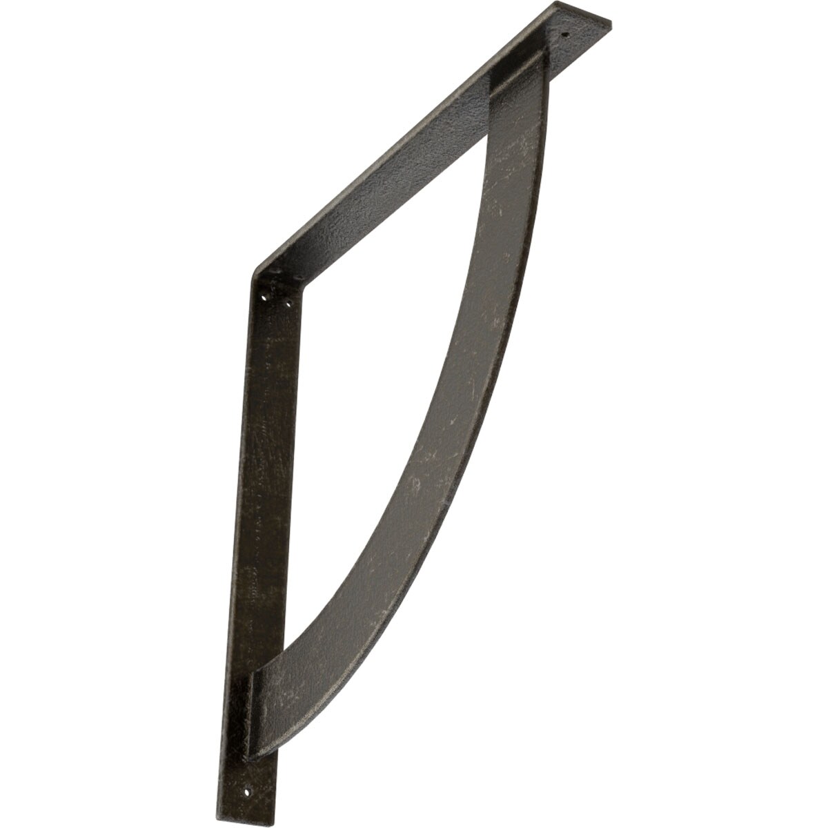 Ekena Millwork BKTM02X20X20BUAWS Bulwark 20-in x 2-in x 20-in Gray Steel Mounting bracket