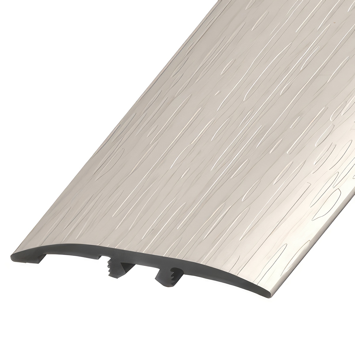 Versatrim SLT-114276 BassCore Lucida-BassCore-Cotton Prefinished 0.25-in T x 2-in W x 94-in L PVC 3-in-1 T-moulding/Reducer/Endcap