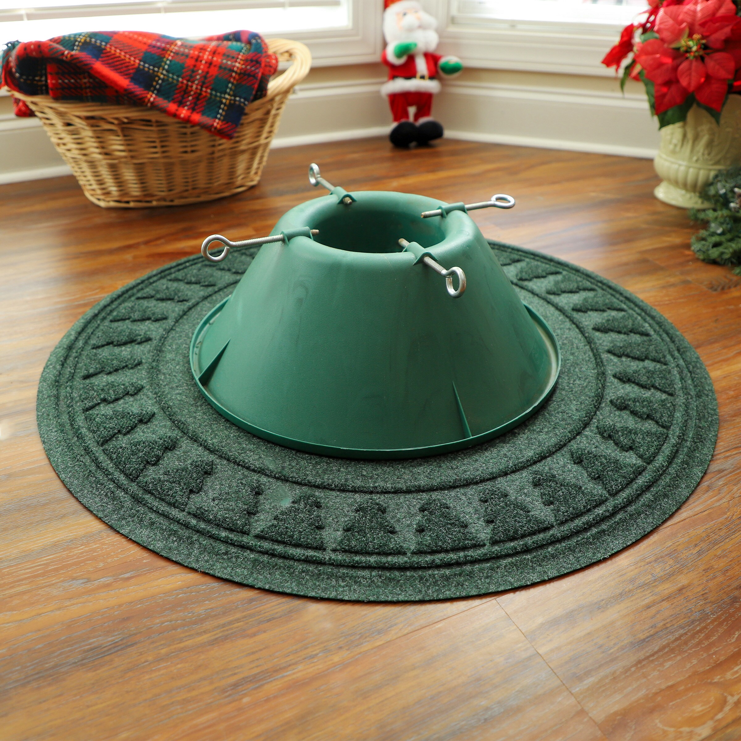 Holly Indoor Outdoor Holiday WaterHog Mat