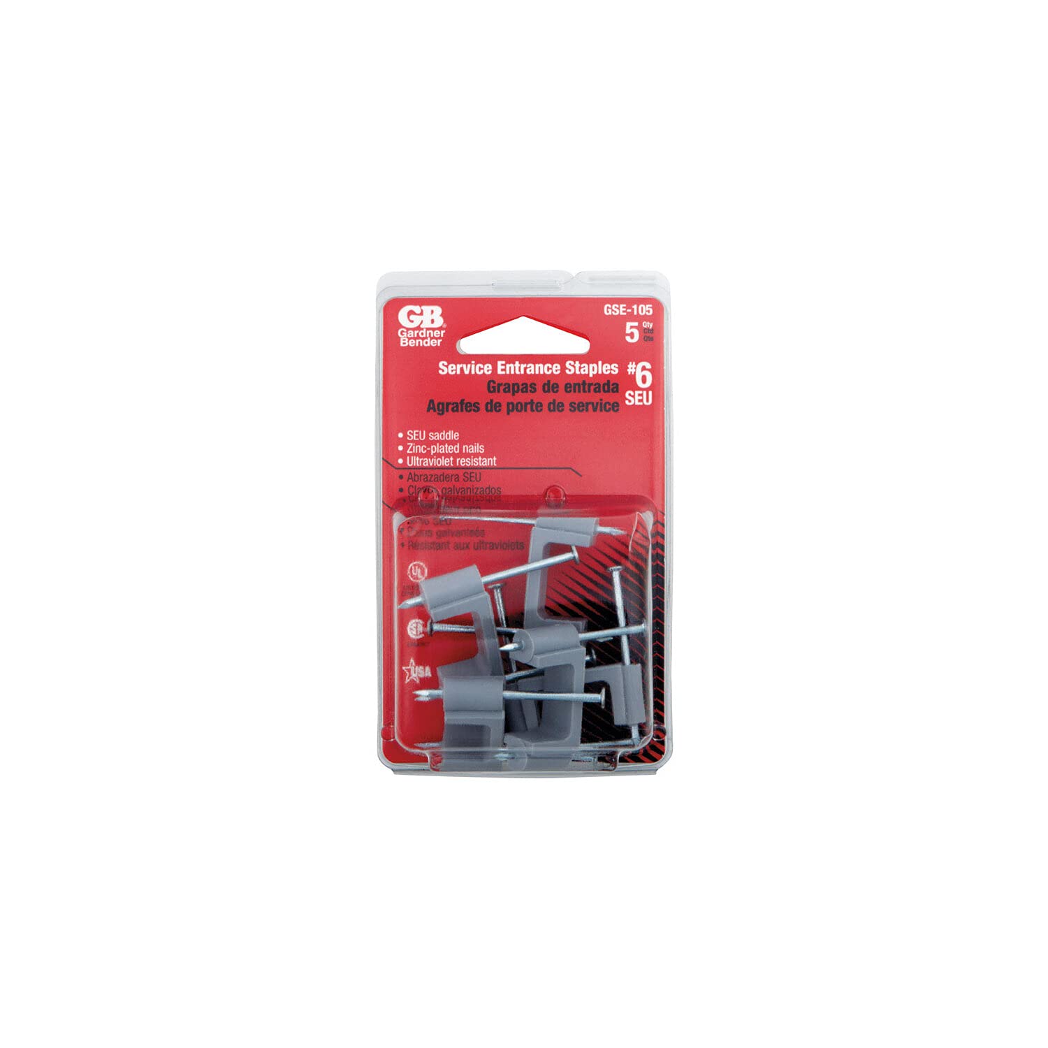 Gardner Bender INC Grey GSE-105 Cable Staple 30 One Size #GSE-105-965D