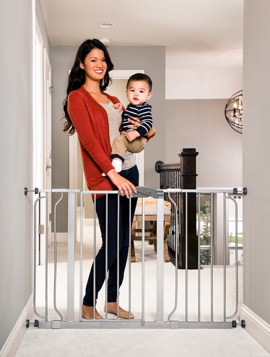 RONBEI Baby safe Gate for Doorways and Stairs #White