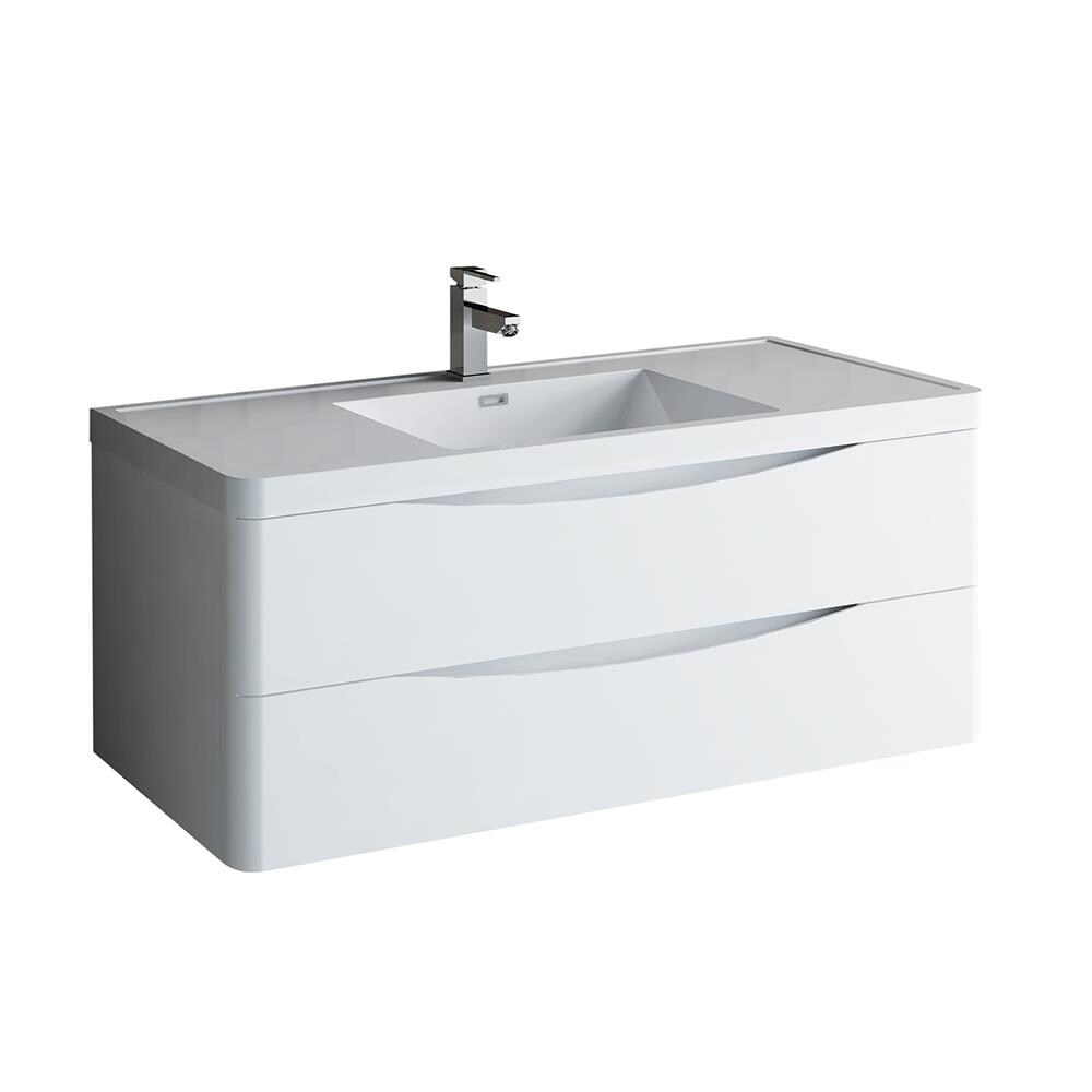 Fresca FCB9048WH-I Bath-Vanity-Combo - View #2