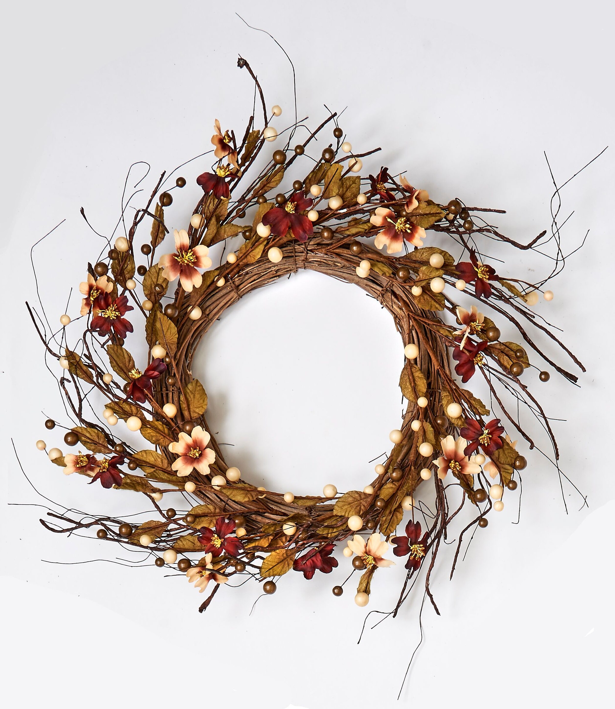 Sullivans Artificial Pit Berry & Twig Garland 60L Yellow