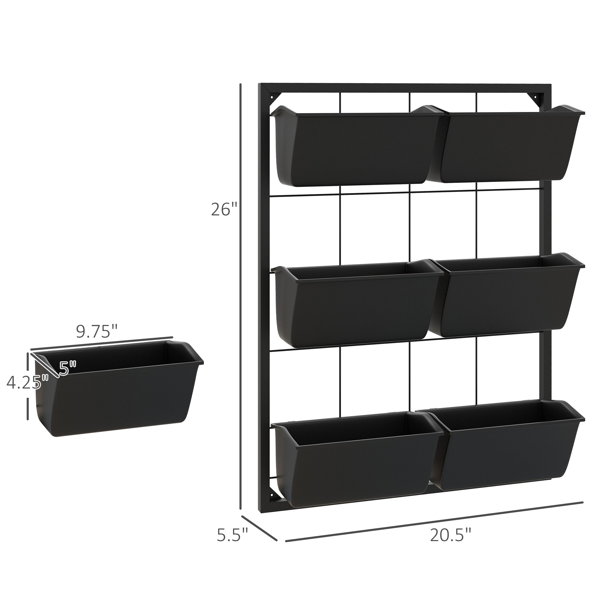 LUXEYARD DS-M-BAC07380 Planter-Window-Box - View #3