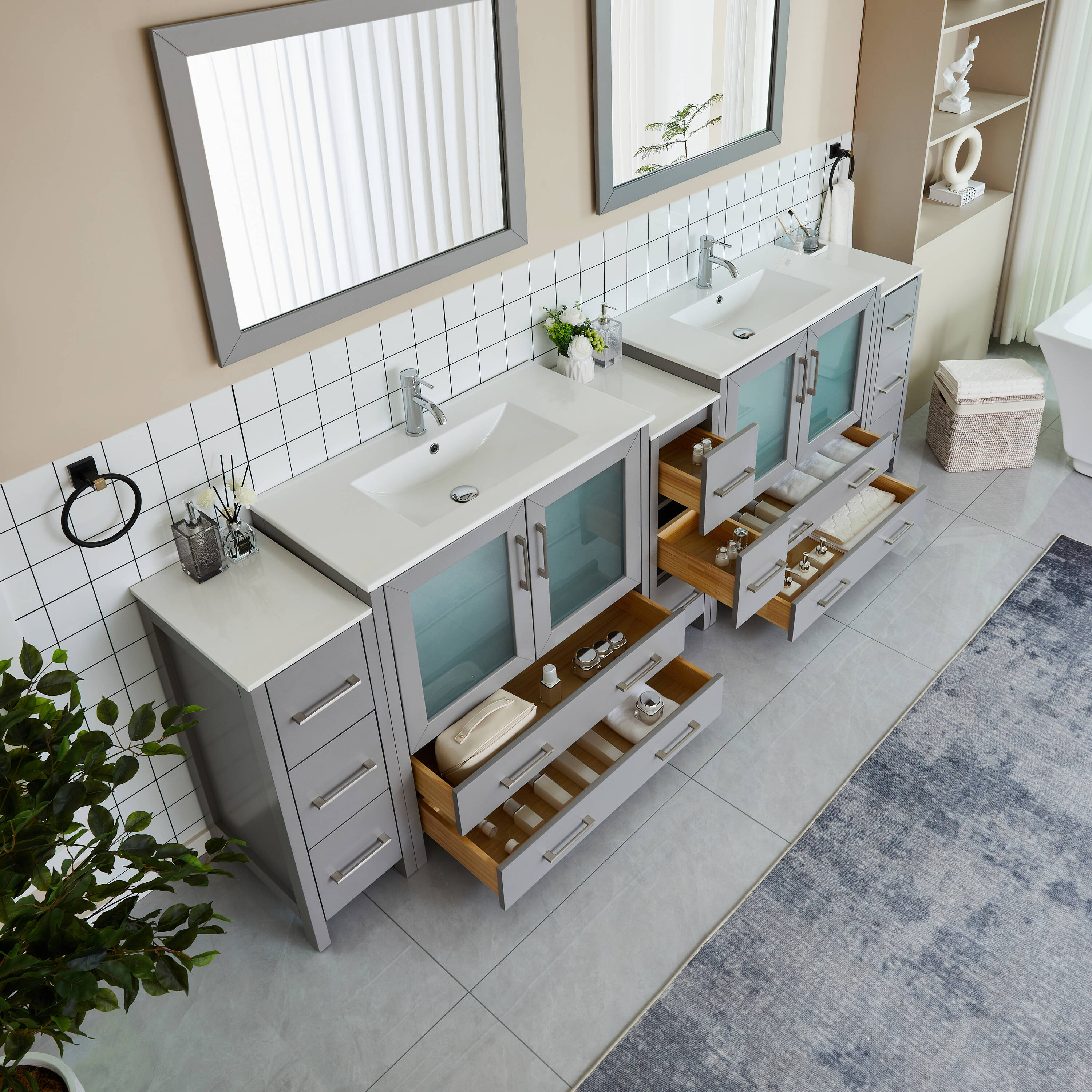 Vanity Art VA3036-108G Bath-Vanity-Combo - View #10