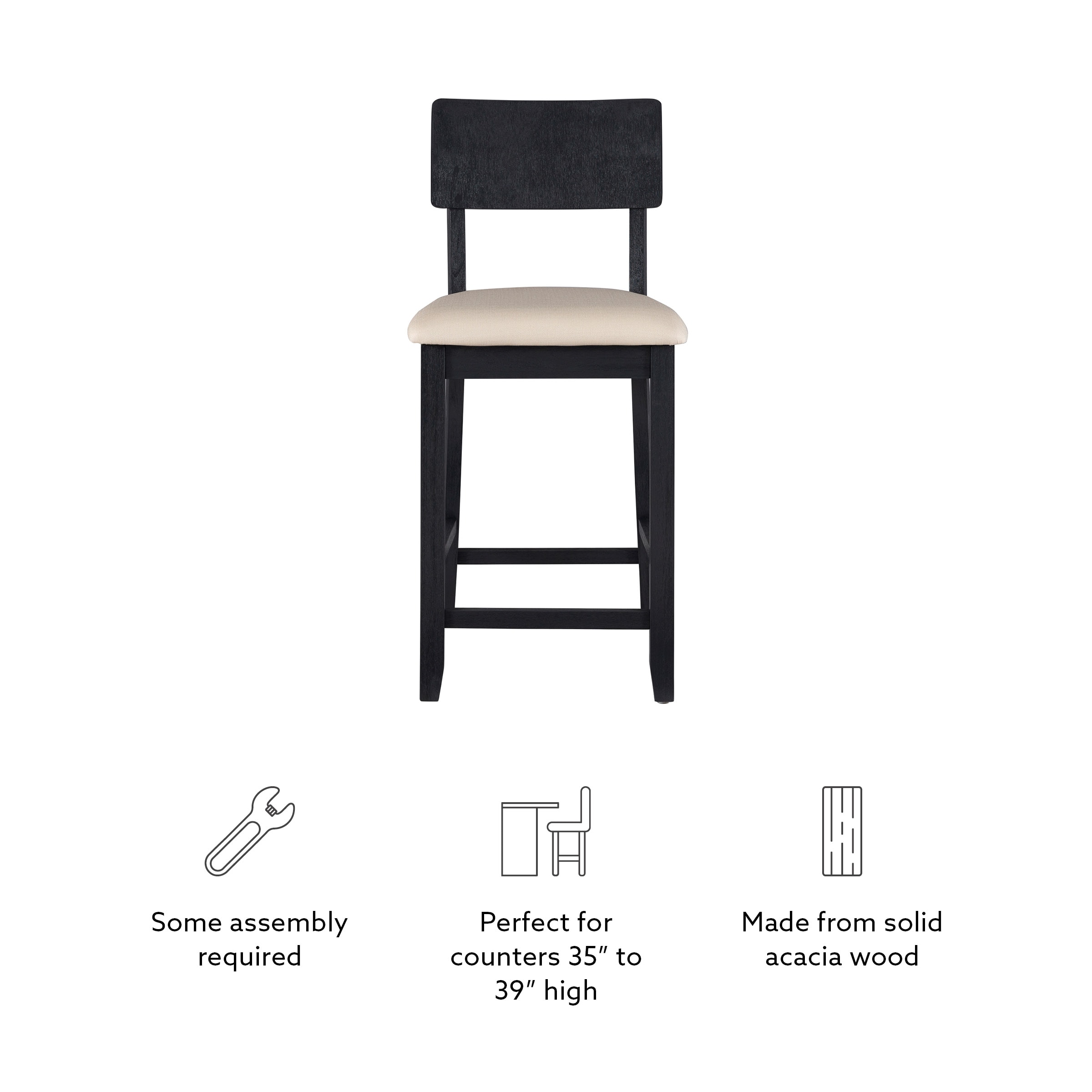 Linon LOWES1889 stools - View #11
