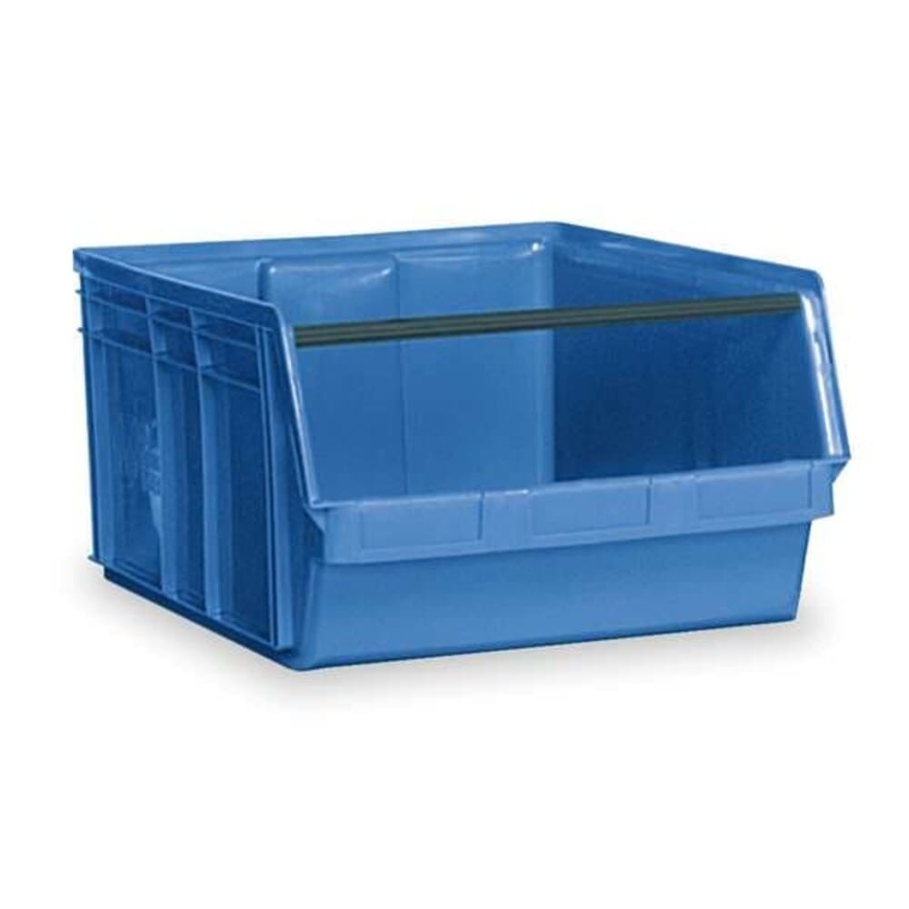Quantum Storage Systems Storage Bin Polyethylene Blue 11 7/8 in H 18 3/8 in W 29 in L