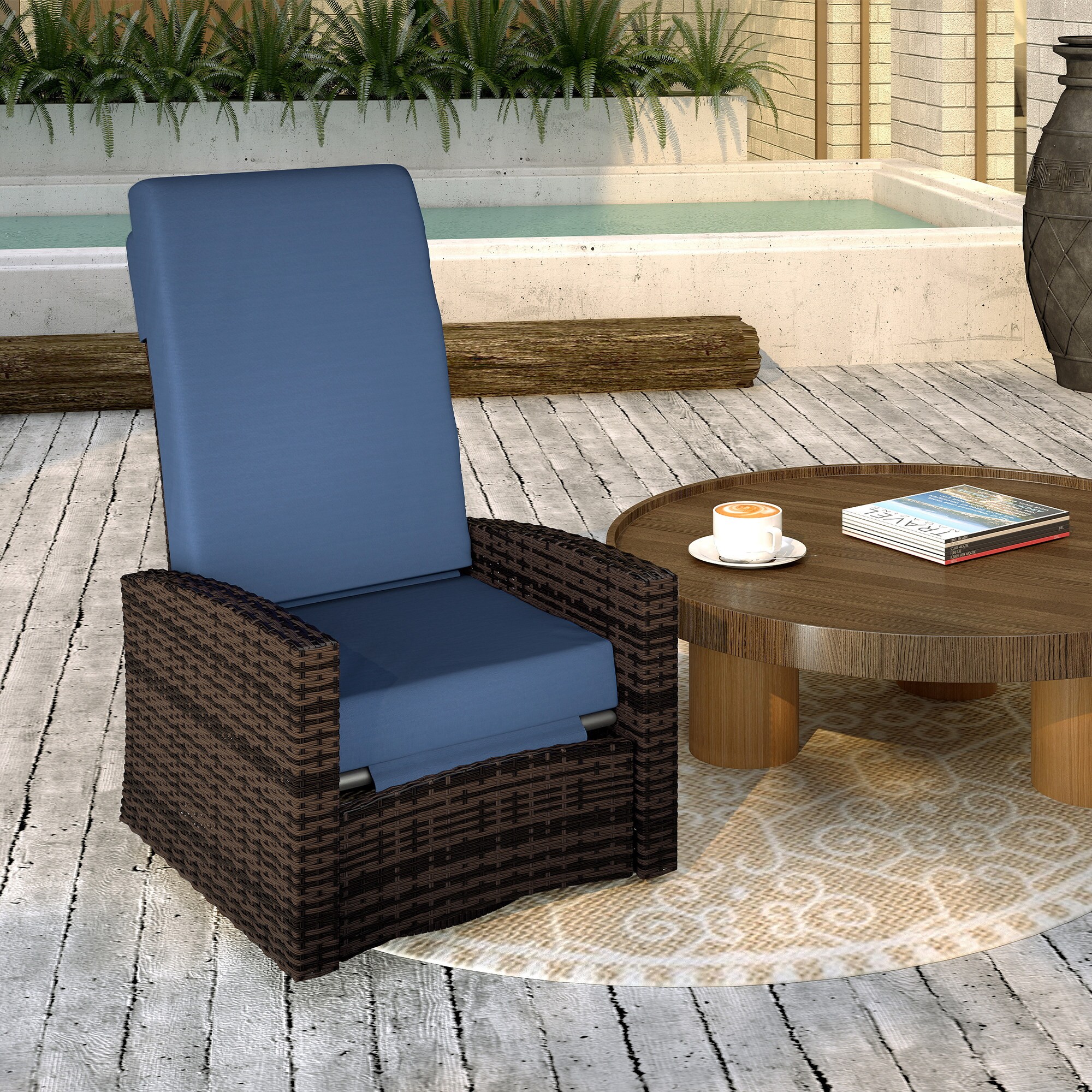 LUXEYARD DS-M-BAC07339 Patio-Furniture-Cushions - View #10
