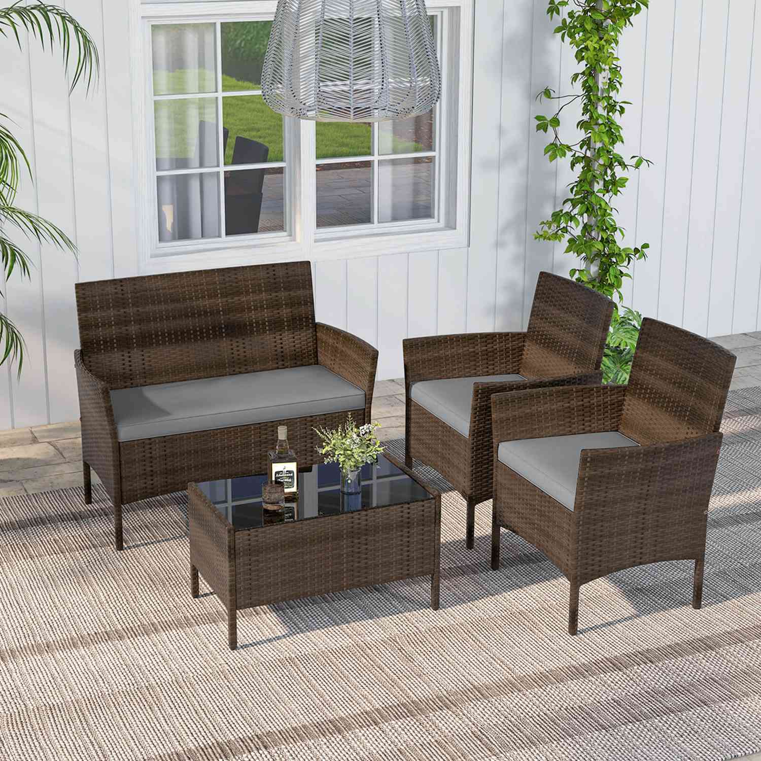 Costway HCST01302 Patio-Conversation-Sets - View #4
