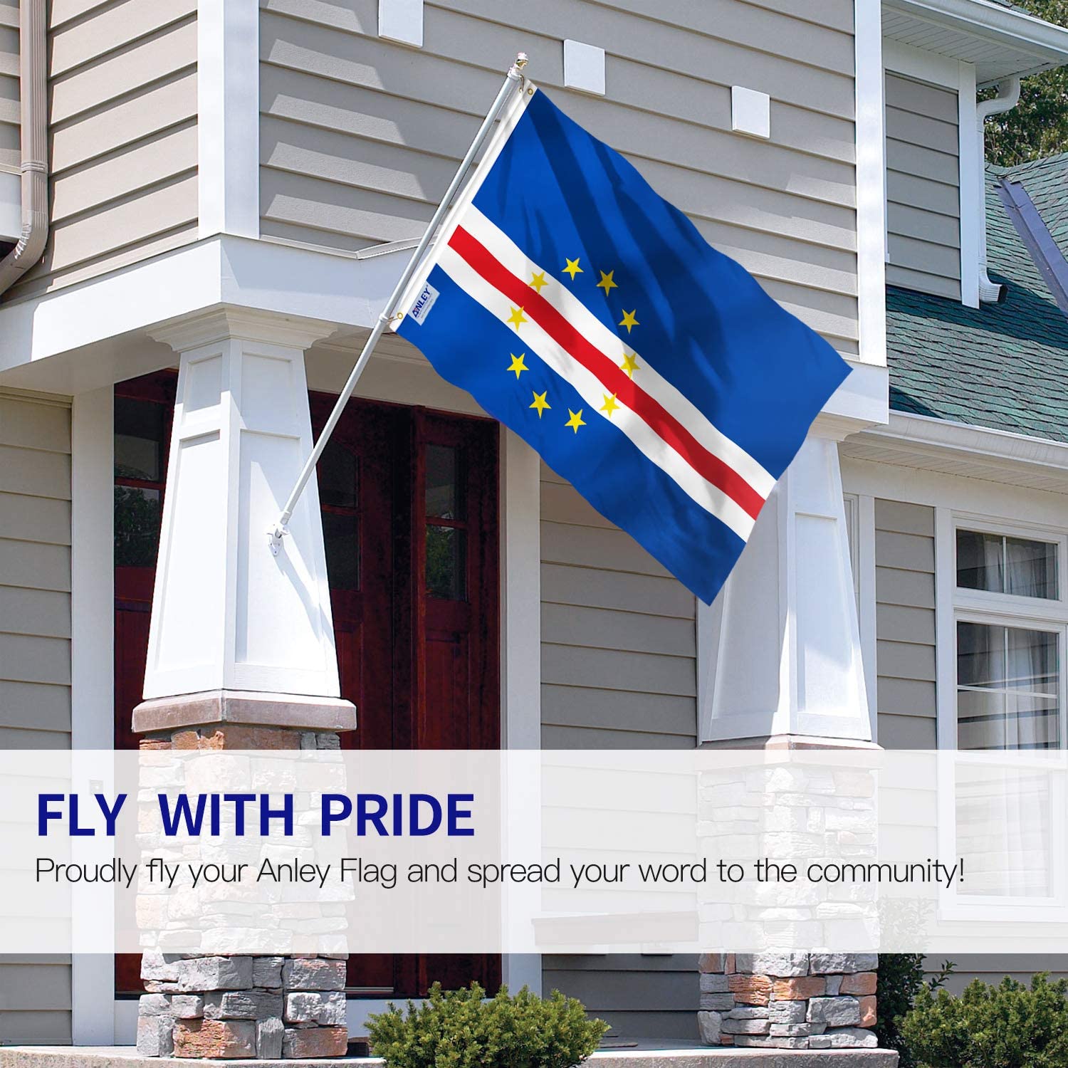 Anley A.FLAG.CAPEVERDE Decorative-Banner-Flags - View #2