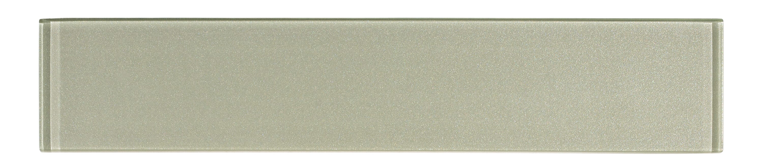 Andova Tiles ANDKWI442 KWIET Wisper 3-in x 13-in Polished Glass Subway Floor and Wall Tile (8.7-sq. ft/ Carton)