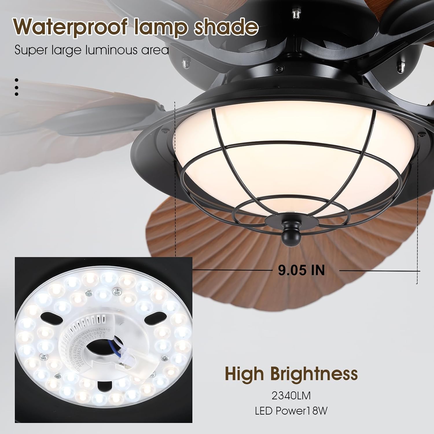 Kviflon LS8920-52 Ceiling-Fans - View #3