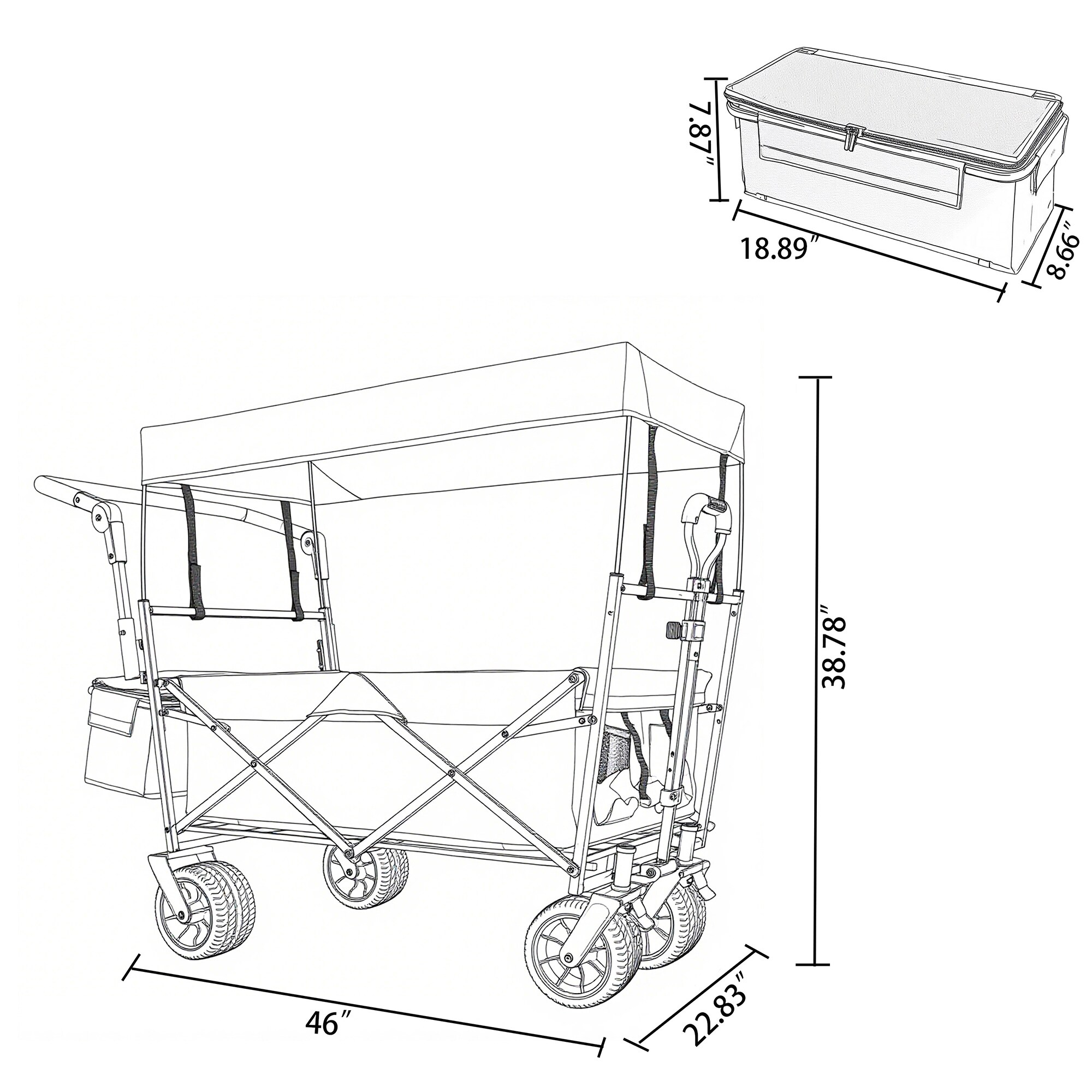 SINOFURN SYF570005OR Yard-Carts - View #3