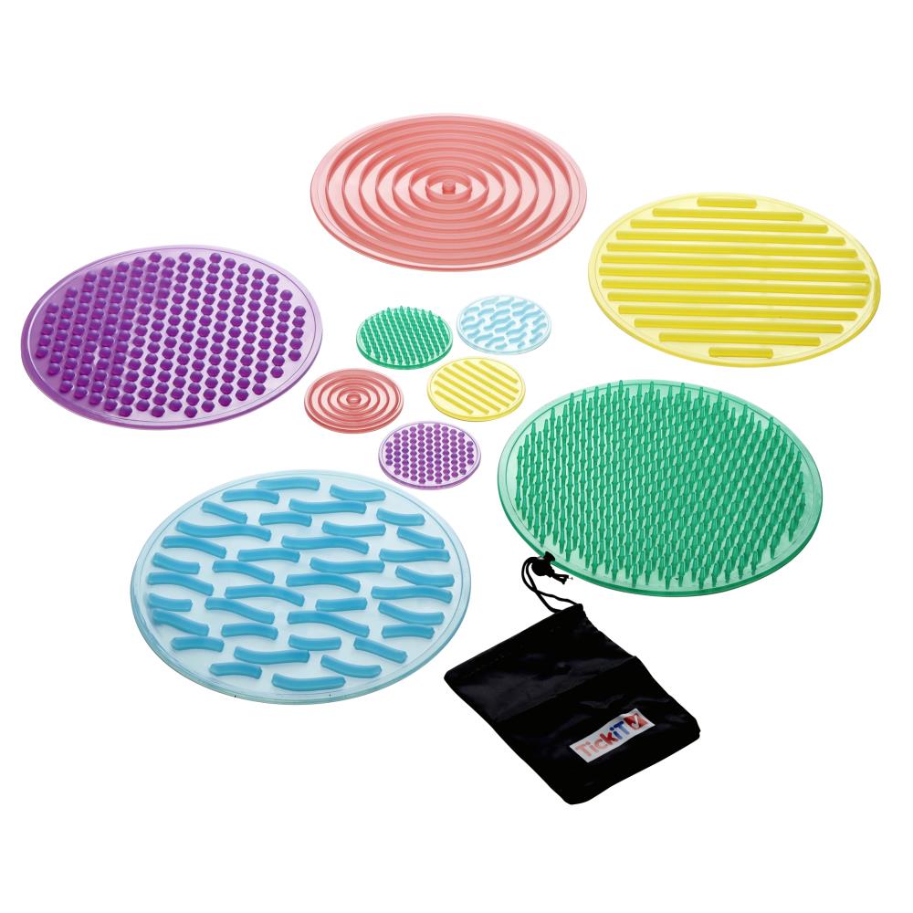 TickiT CTU9230 SiliShapes Sensory Circles, Set of 10