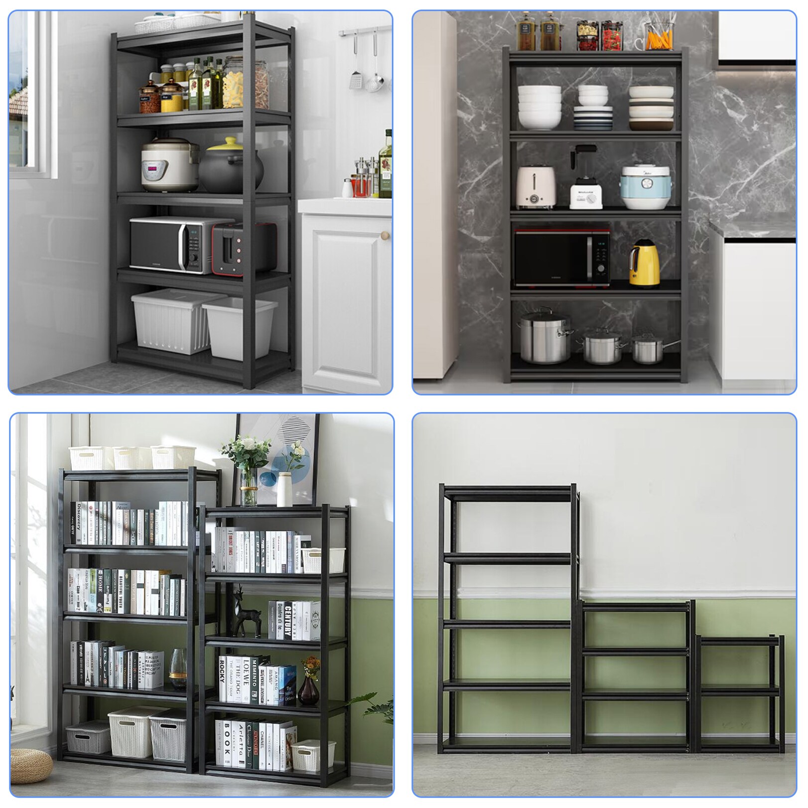 Kahomvis MAKEA-QPF2-409 Free-Standing-Shelving - View #2