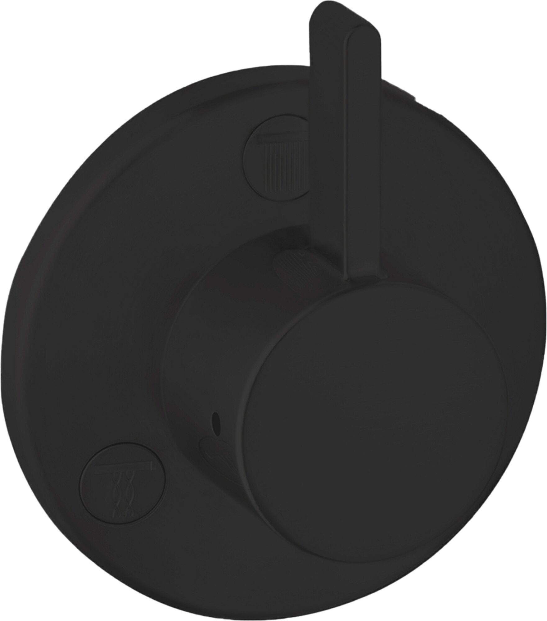 Hansgrohe 04232670 Ecostat Matte Black 2.5-in Universal Shower Diverter 4-in -ID
