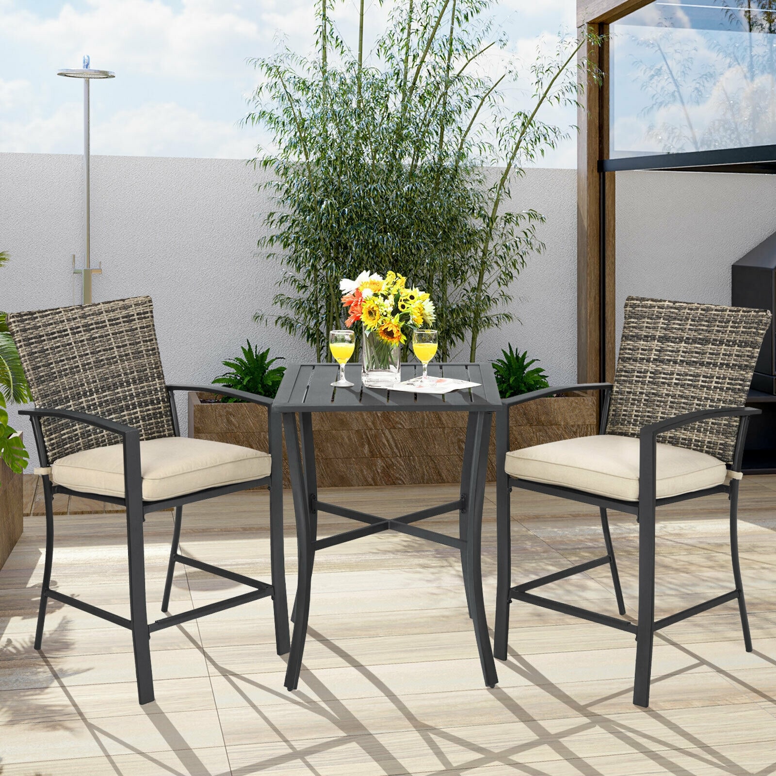 Forclover HYFE-10086GR Patio-Conversation-Sets - View #4