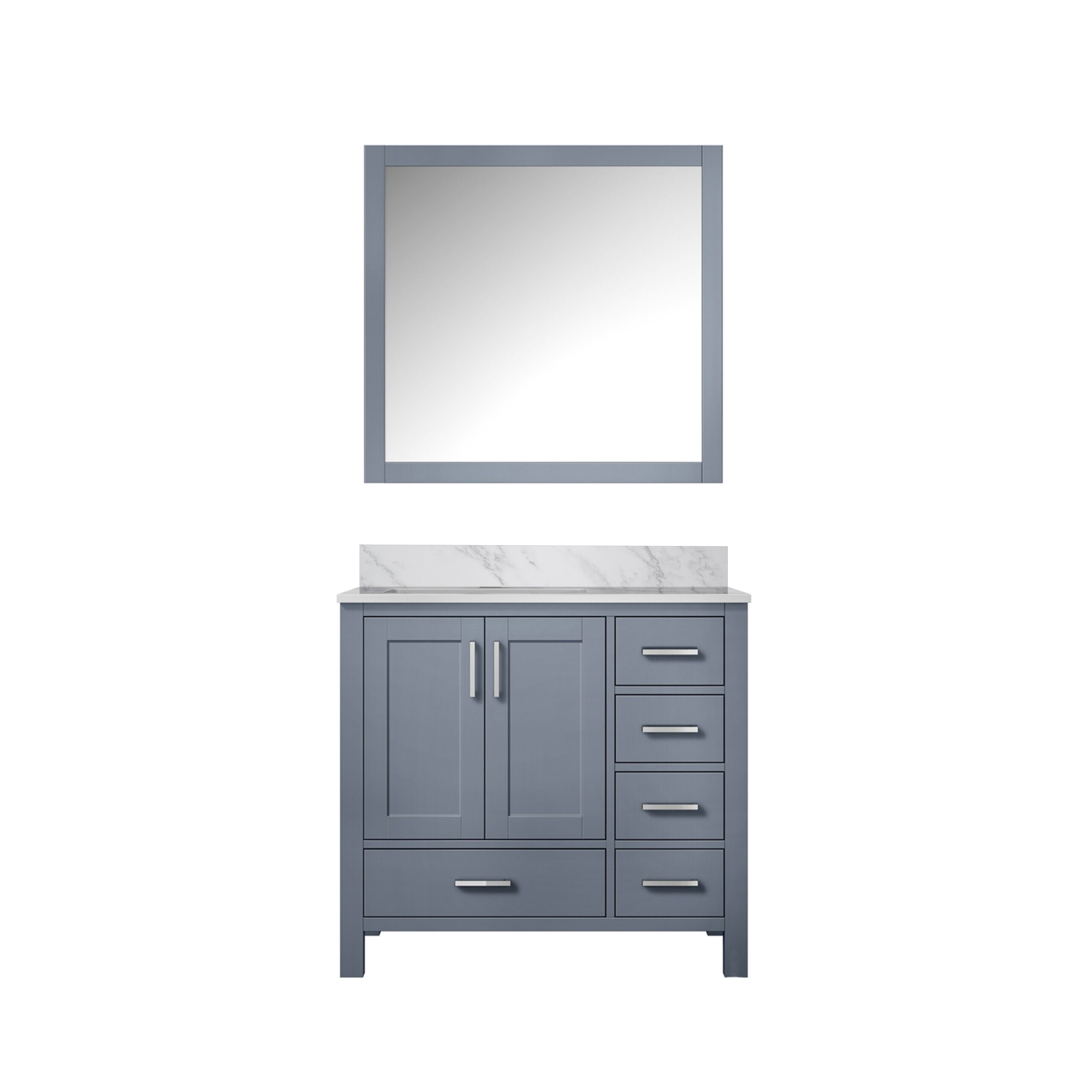 Lexora LJ342236SBDSM34R Bath-Vanity-Combo - View #2