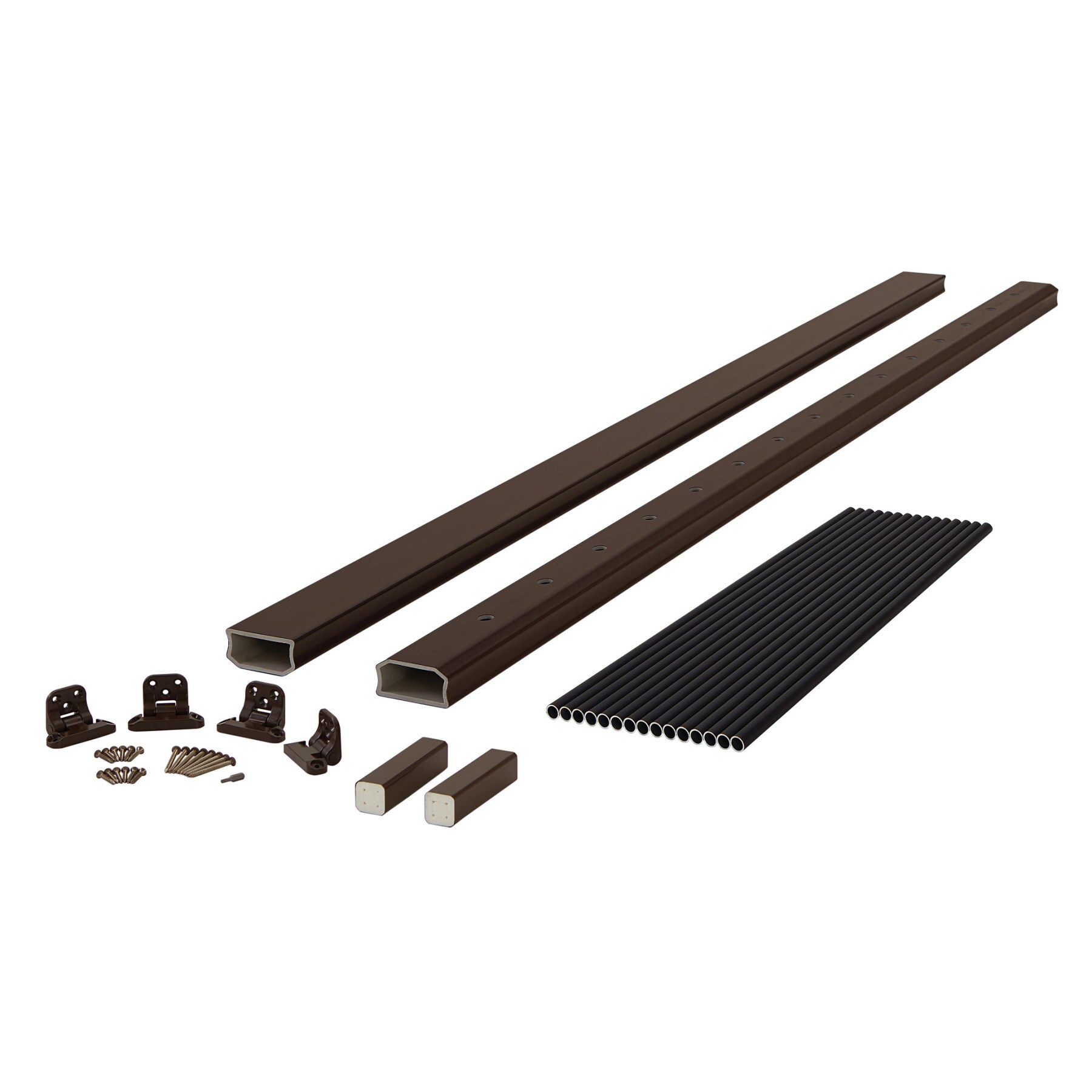 Fiberon 13762 Brio 8-ft Simply Brown Finished Stair railing Kit