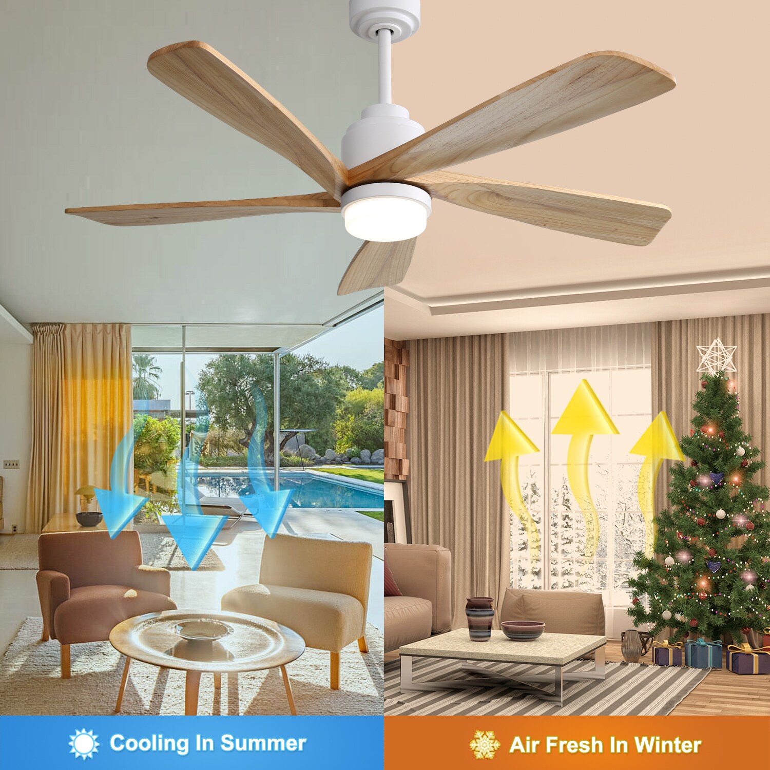 RKZHOPT WZX-6360-FAN Ceiling-Fans - View #4