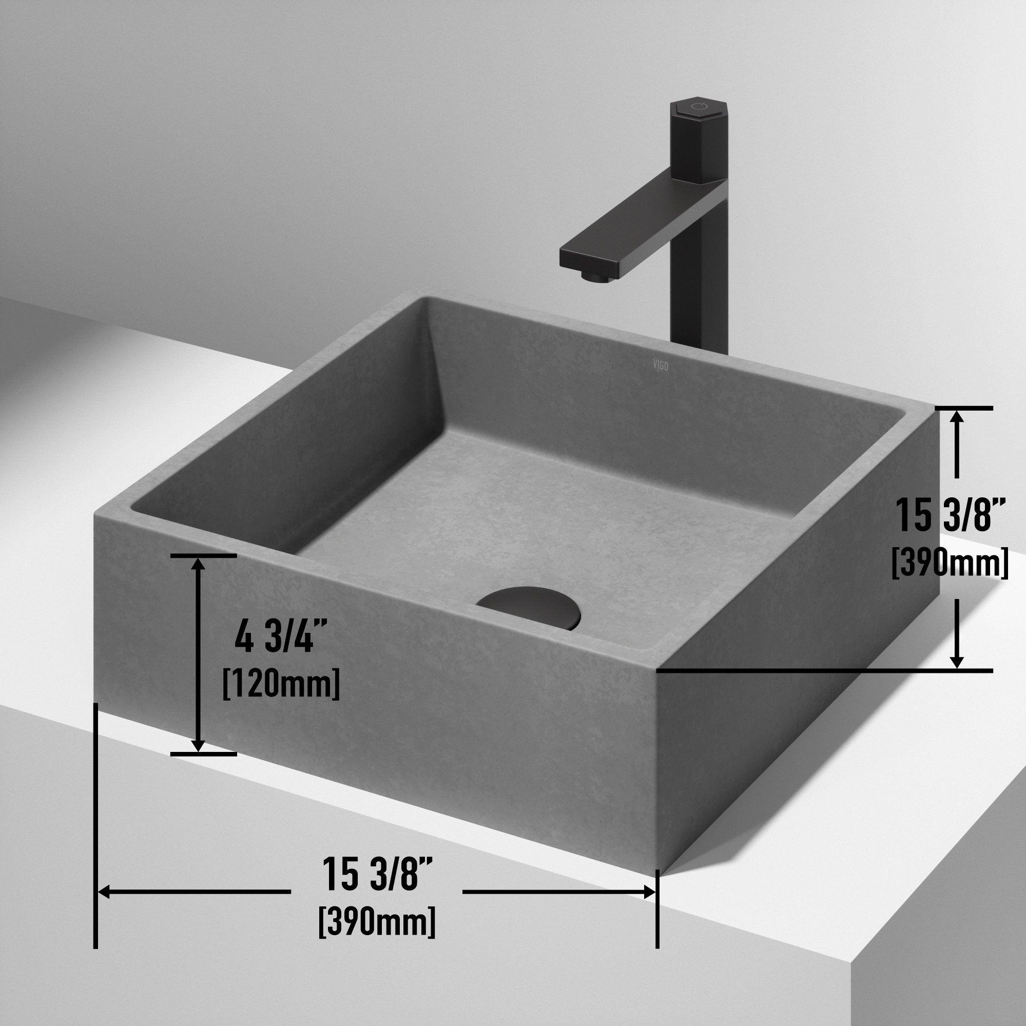 VIGO VG04068 Bath-Sink - Thumbnail View #3