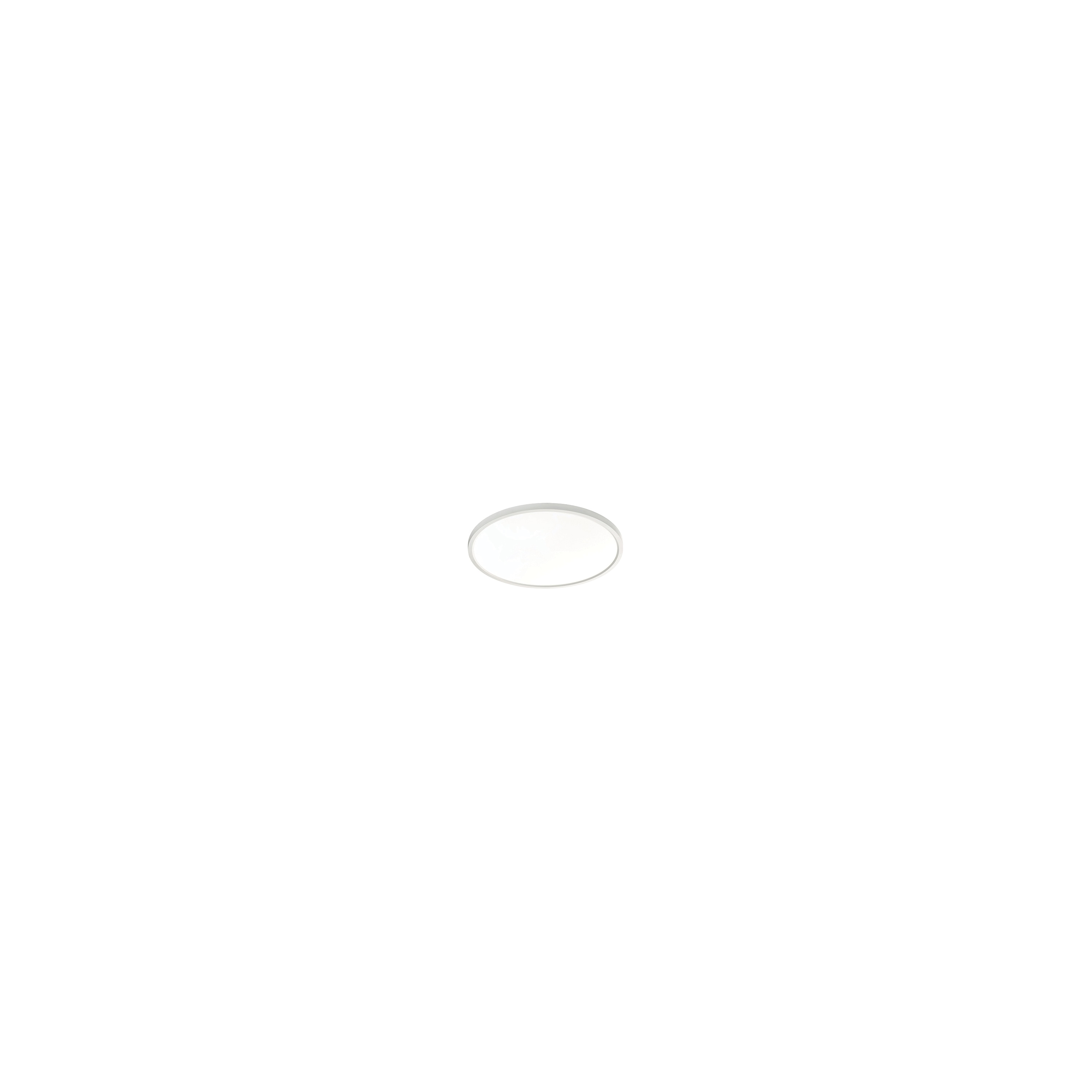 AFX EGRF1625LAJD1WH Edge Round 1-Light 16-in White LED Flush Mount Light ENERGY STAR