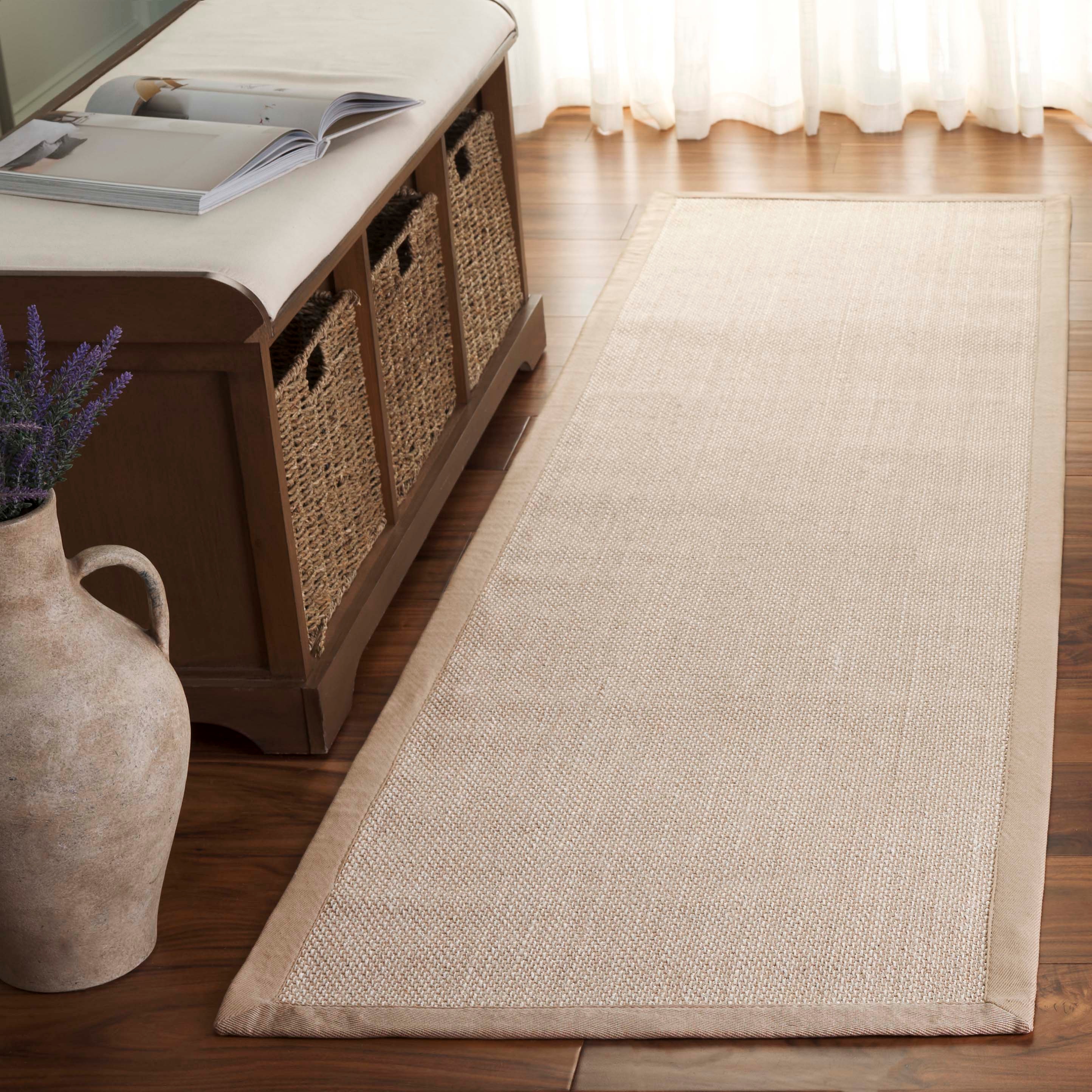  Natural Fiber 469 Natural Solid / Tonal 2ft-3in x 8ft Runner Rug