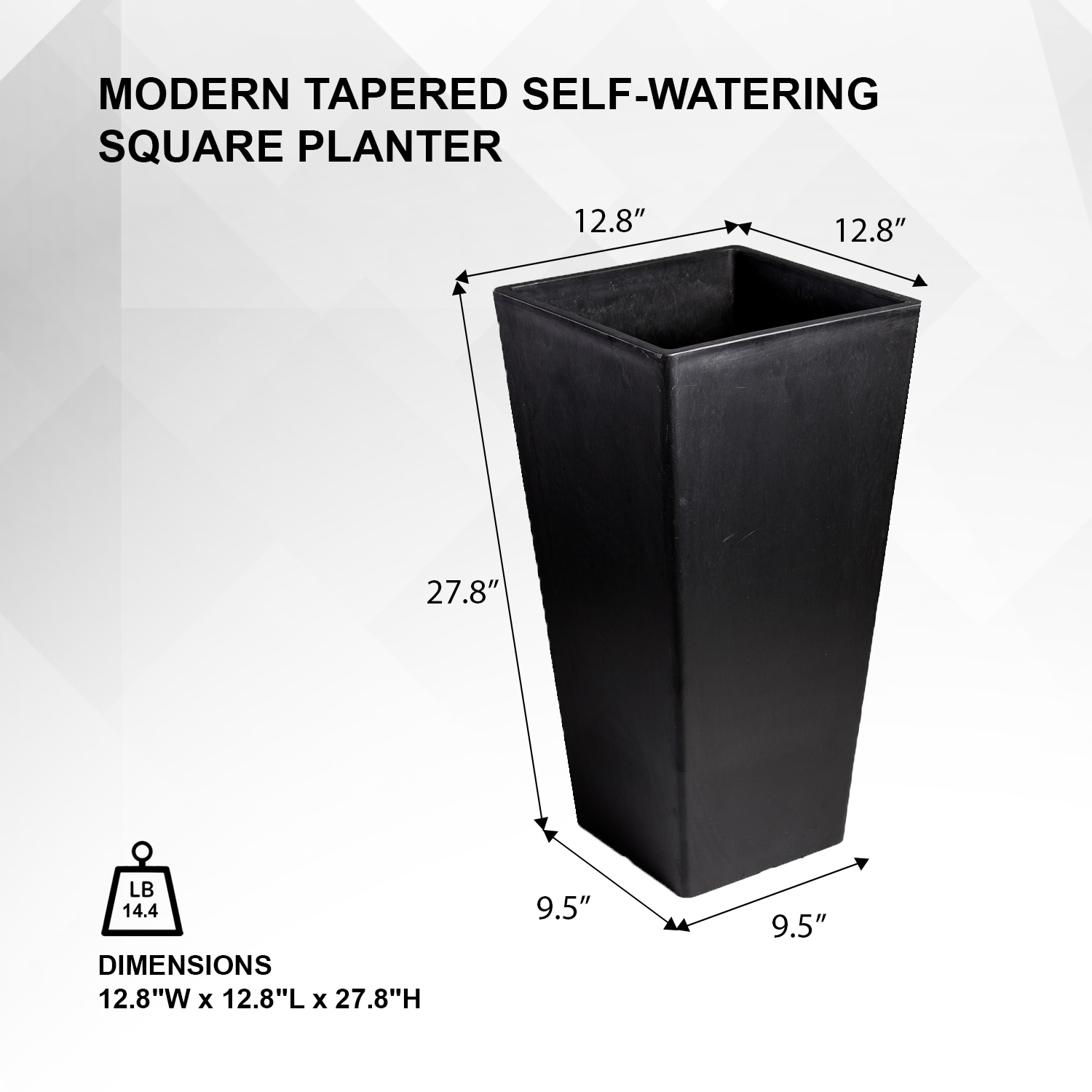 XBrand ALLXN26BK2S Planter-Window-Box - View #7
