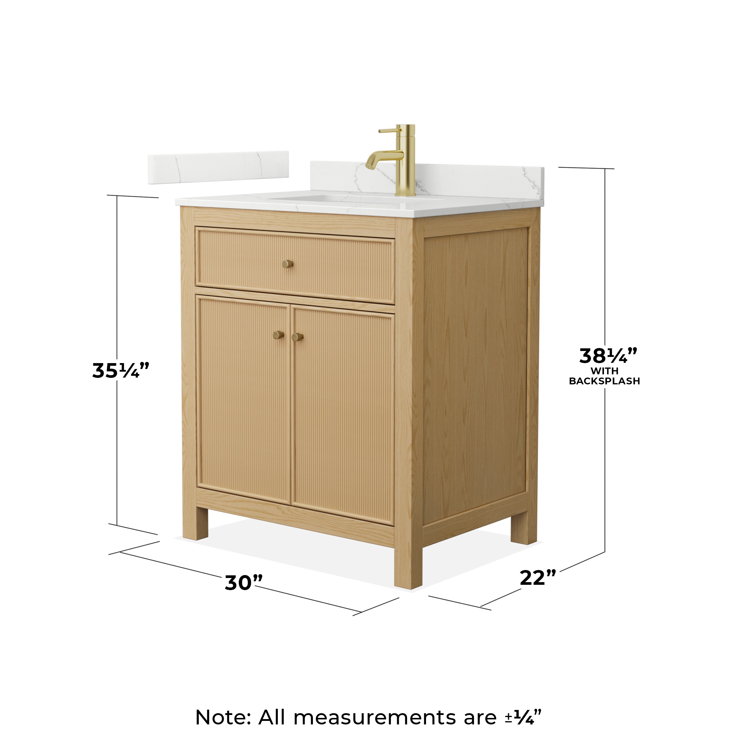 Wyndham Collection WCF929230STGGTUNSMXX Bath-Vanity-Combo - View #5