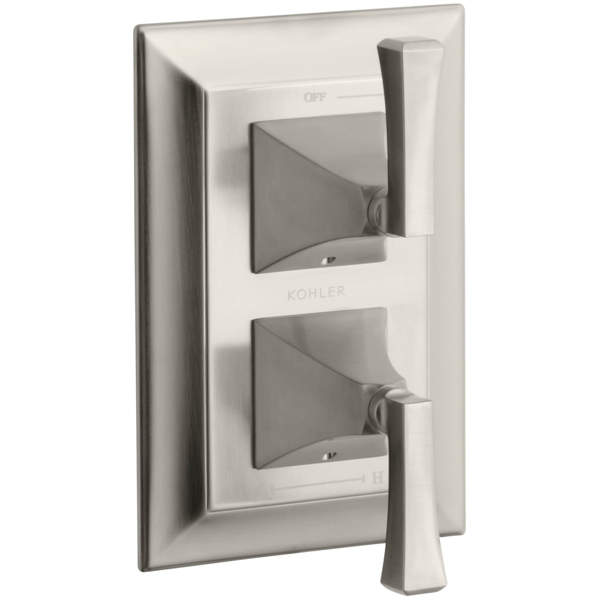 KOHLER T10422-4V-BN Vibrant Brushed Nickel 2 -Handle Lever Shower Faucet Handle