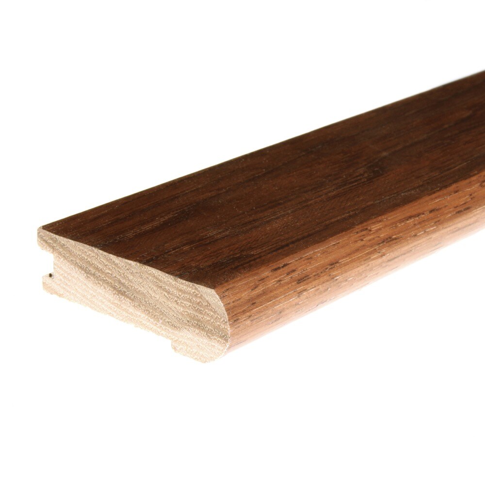 Flexco 778819 Solid Wood Stair Nose 2.75-in x 78-in x 0.75-in Tanned Prefinished Wood Hickory Flush Stair Nosing