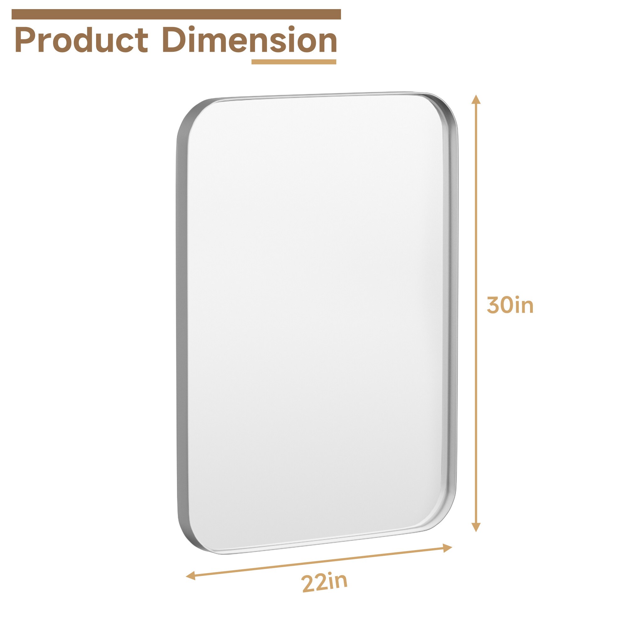 LOVMOR M-S-DX-2230-LSQ Decor-Mirrors - View #2