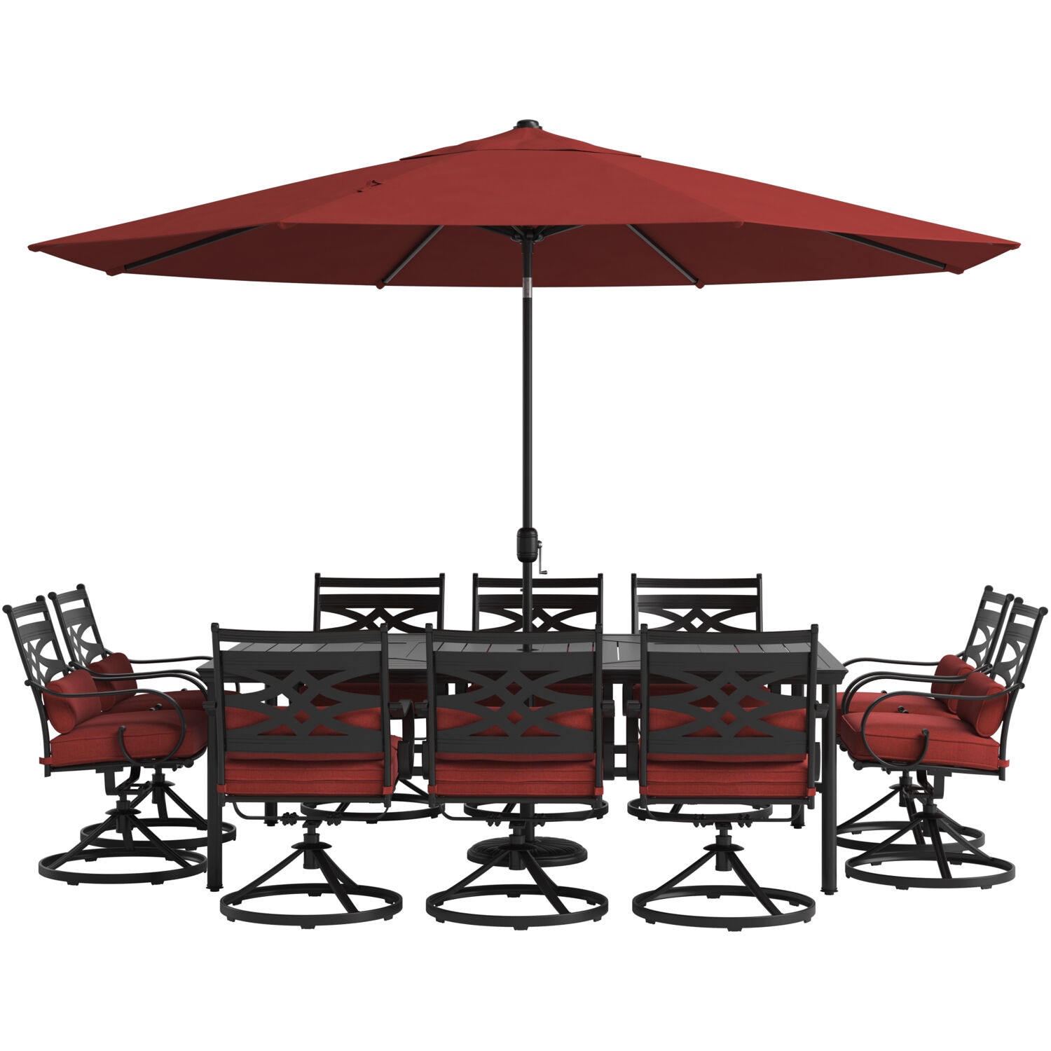 Hanover MCLRDN11PCSW10-SU-C Patio-Dining-Sets - View #14