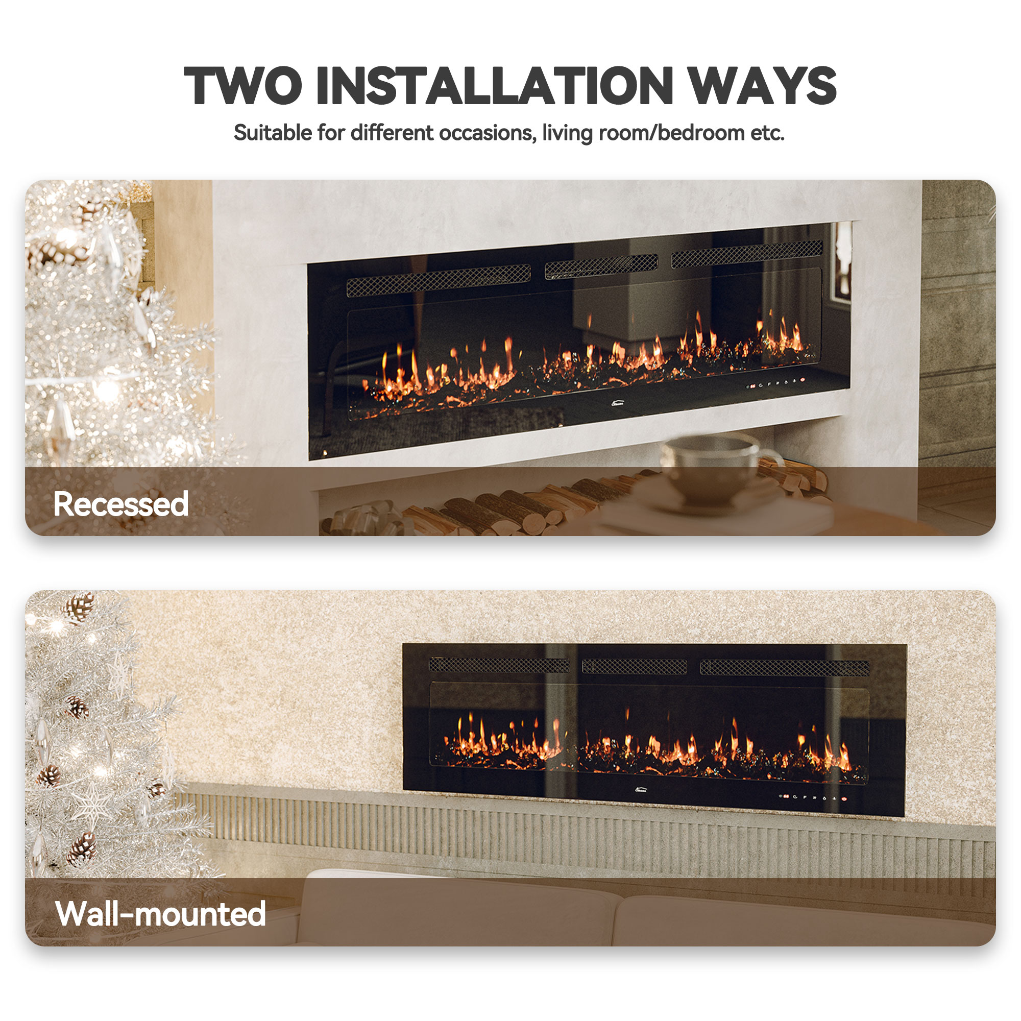 Mondawe WF-ZHX-RFP-60 Electric-Fireplaces - View #11