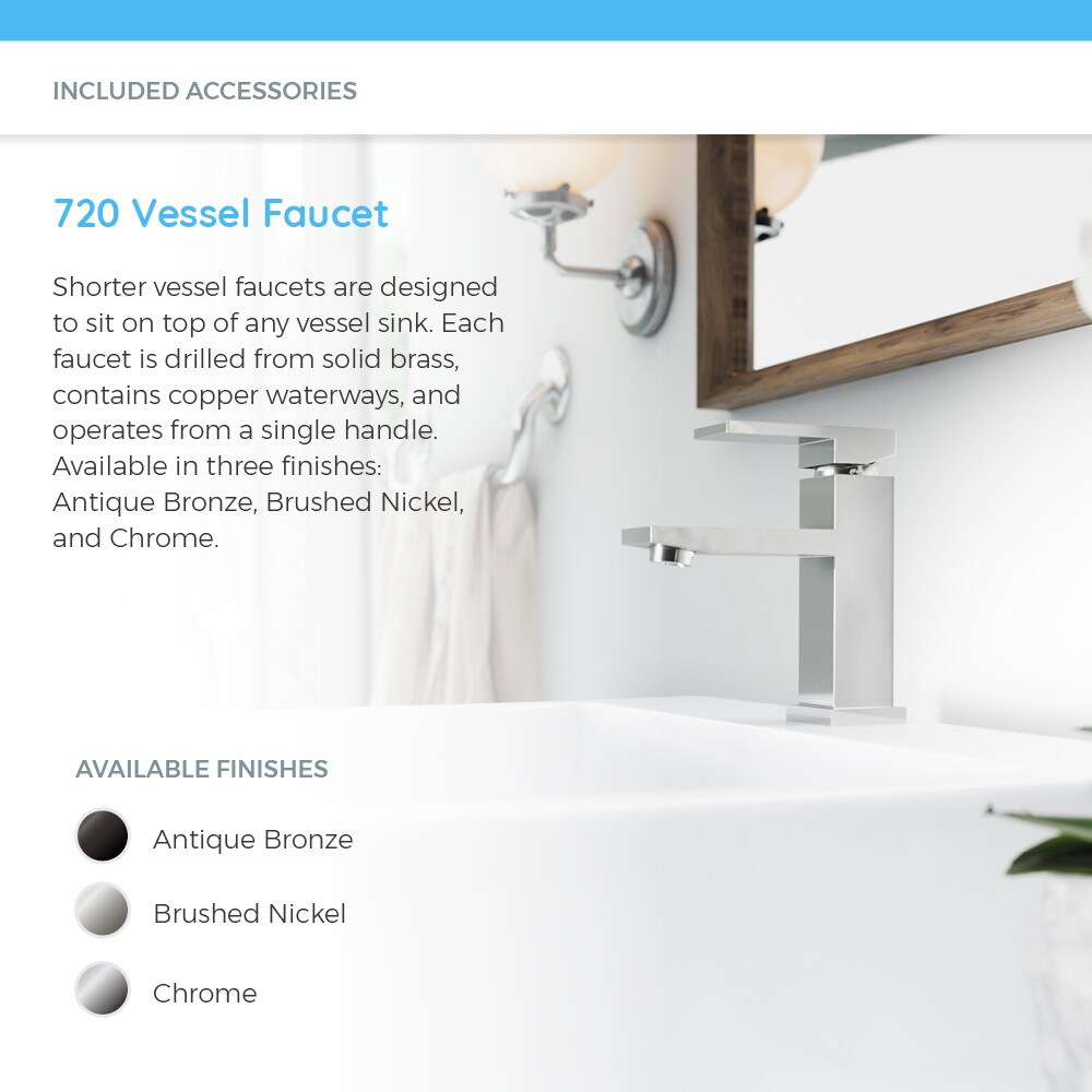MR Direct V160-W-720-BN Bath-Sink - View #5