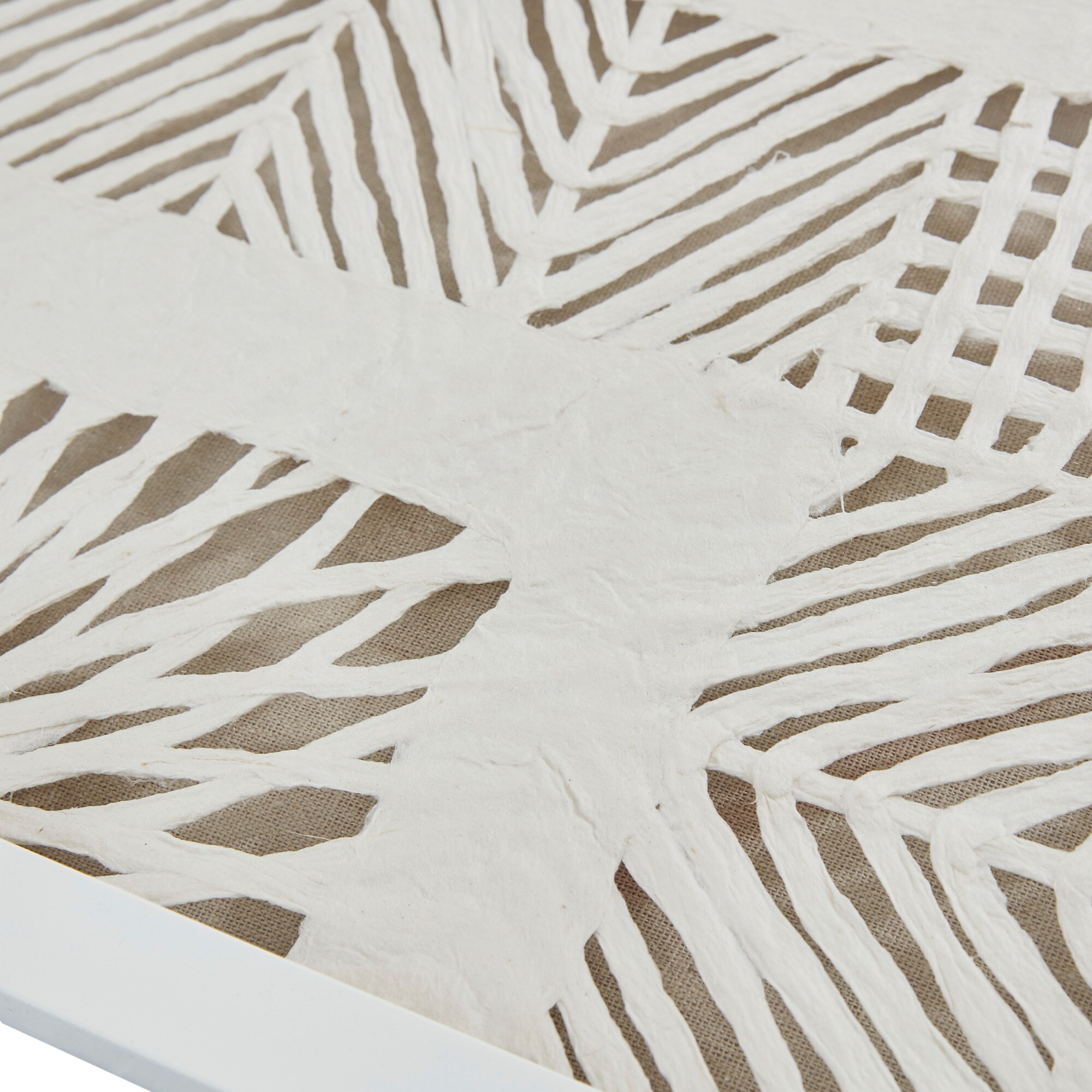 Natural Off-White Rectangular Rice Paper Shadow Box Set