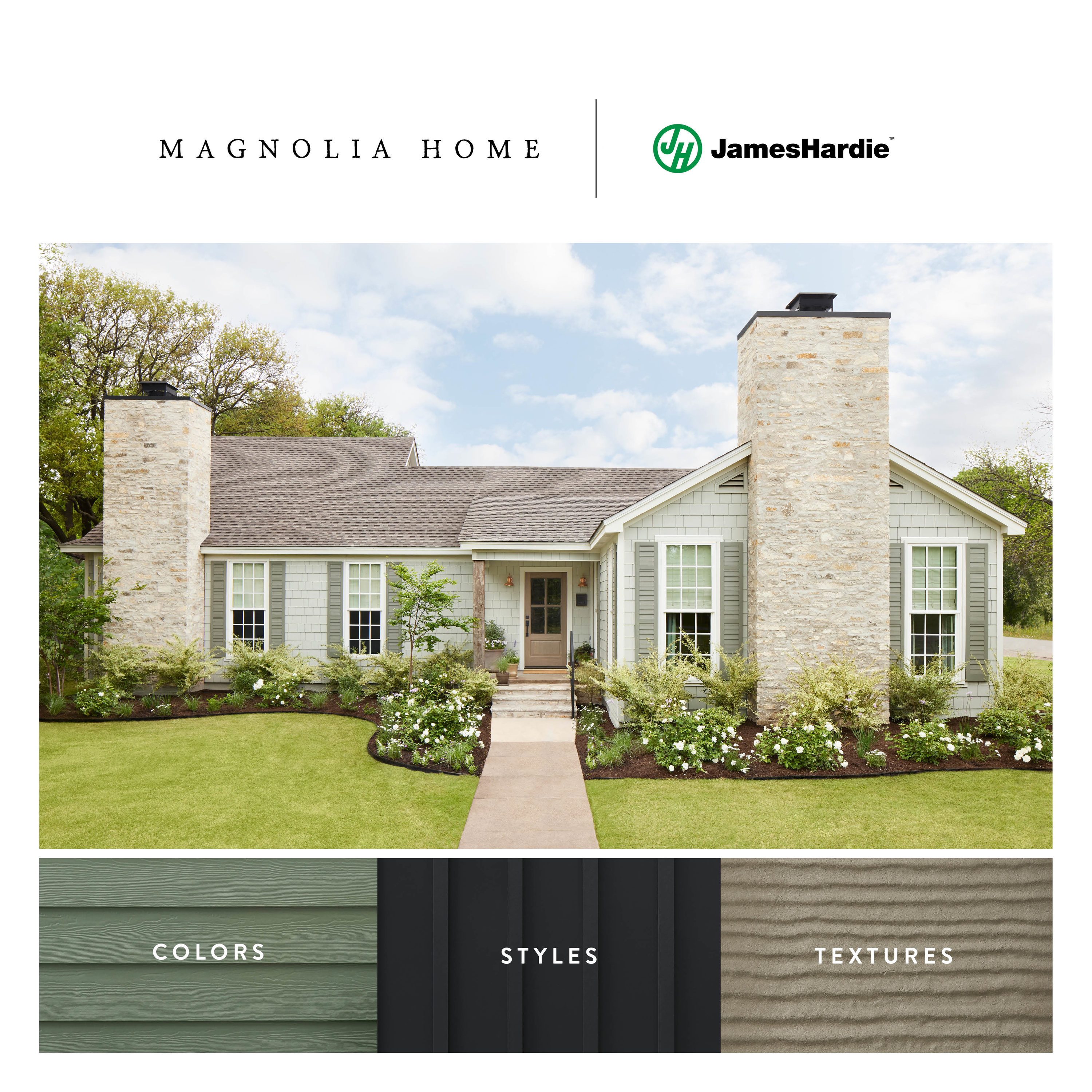 James Hardie Magnolia Home Collection HZ5 Fiber Cement Cedarmill Panel ...