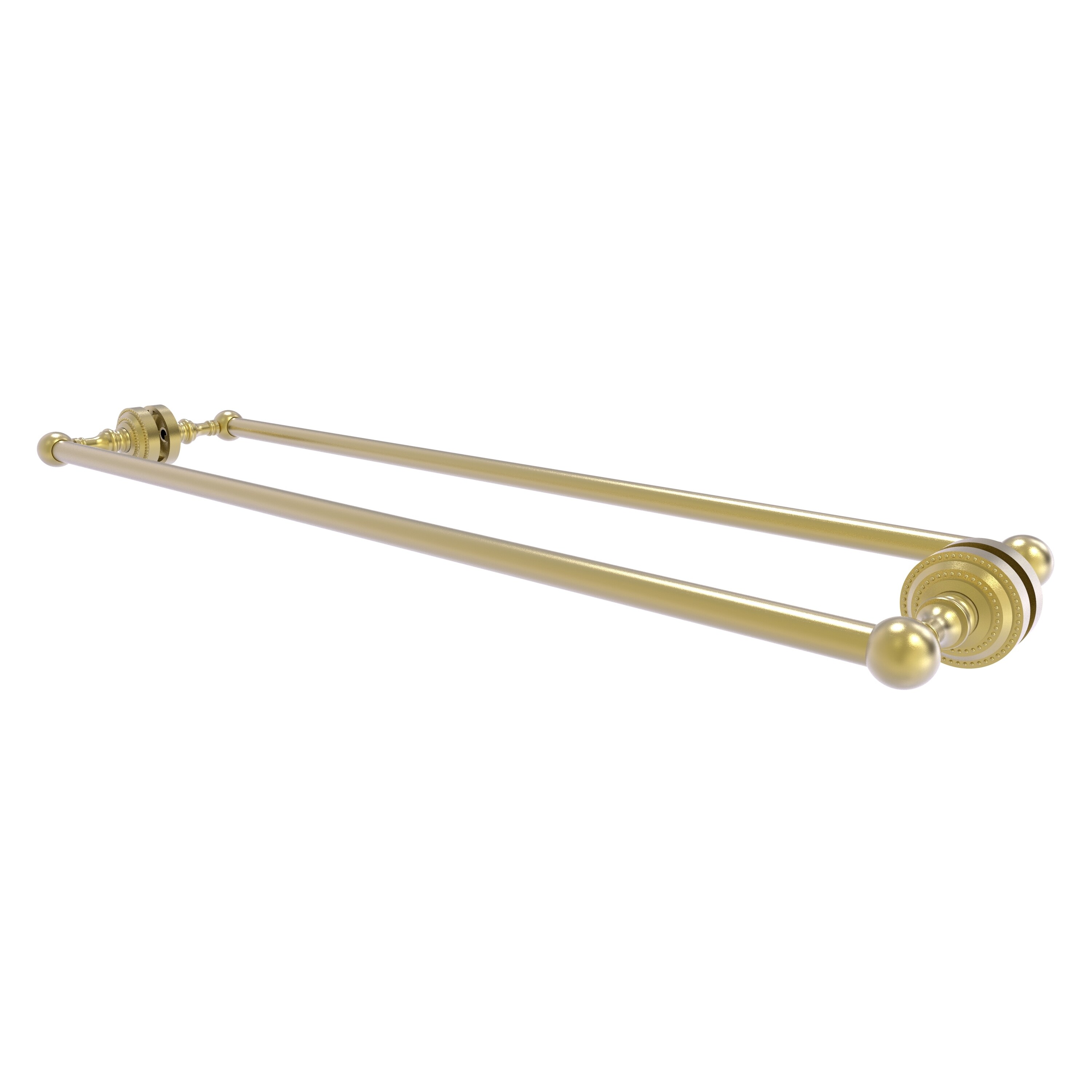 Allied Brass DT-41-BB-30-SBR Dottingham 30-in double Satin Brass Wall mount Double Towel Bar