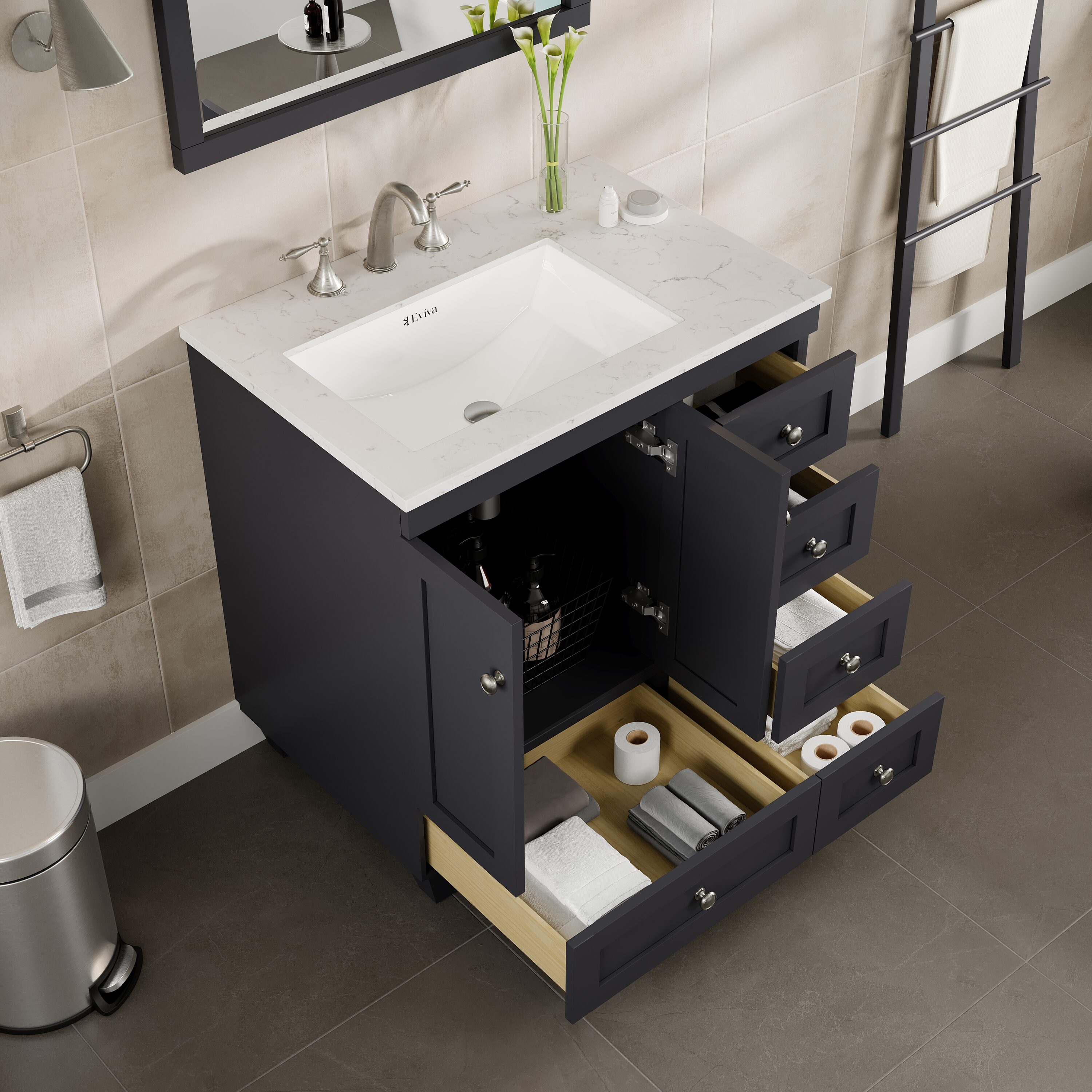 Eviva EVVN69-30DG Bath-Vanity-Combo - View #5