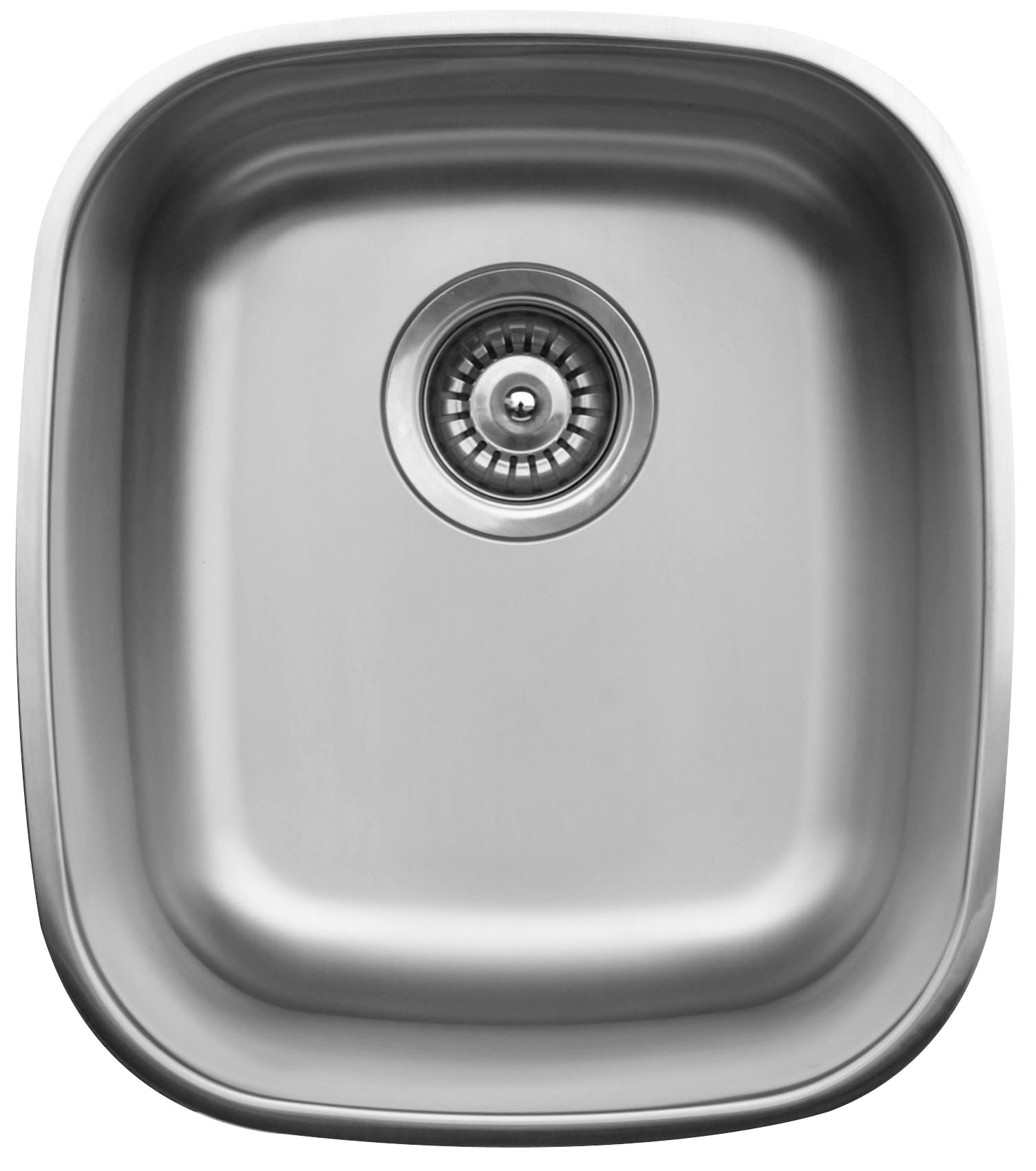 Karran U-1517 Undermount 16.625-in x 14.625-in Stainless steel Single bowl 18 -Gauge Kitchen Sink