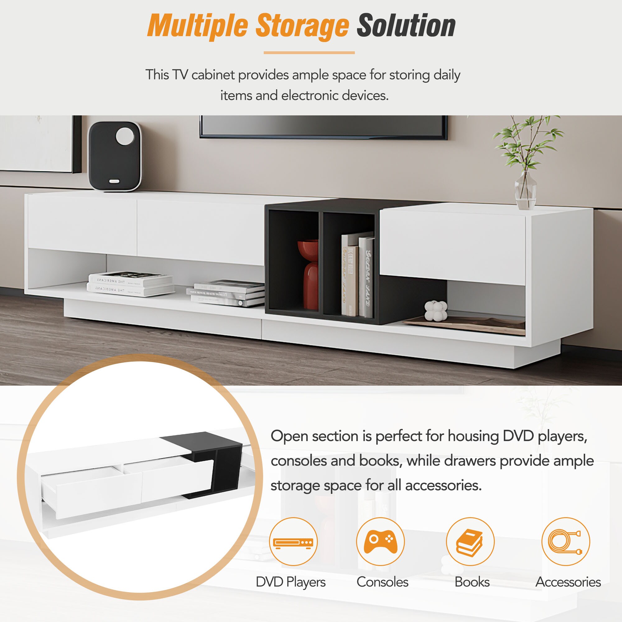 ModernLuxe WF311772AAK Tv-Stands - View #4