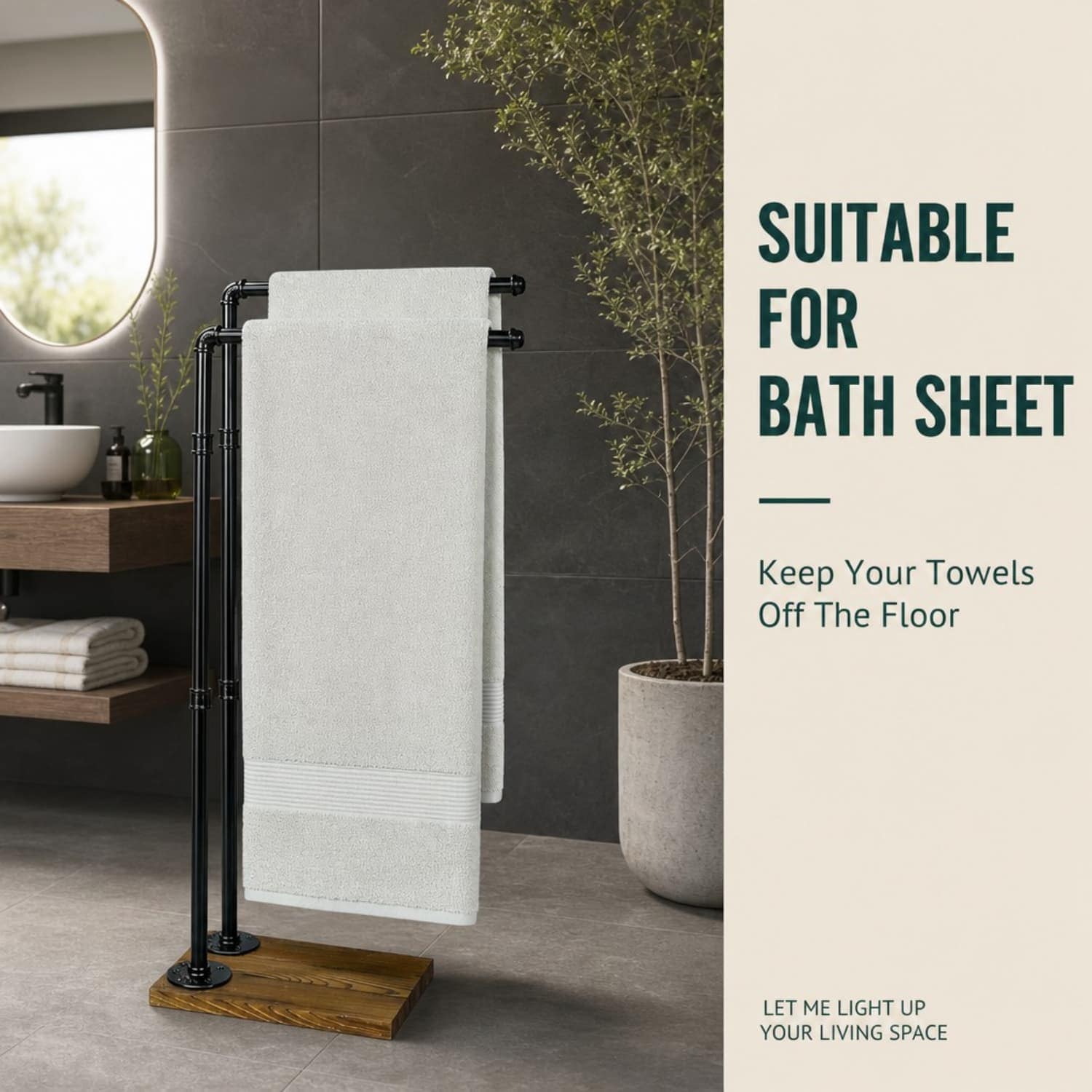 OGETFUUR L5ZQYA605BTR08 Towel-Trees - View #5