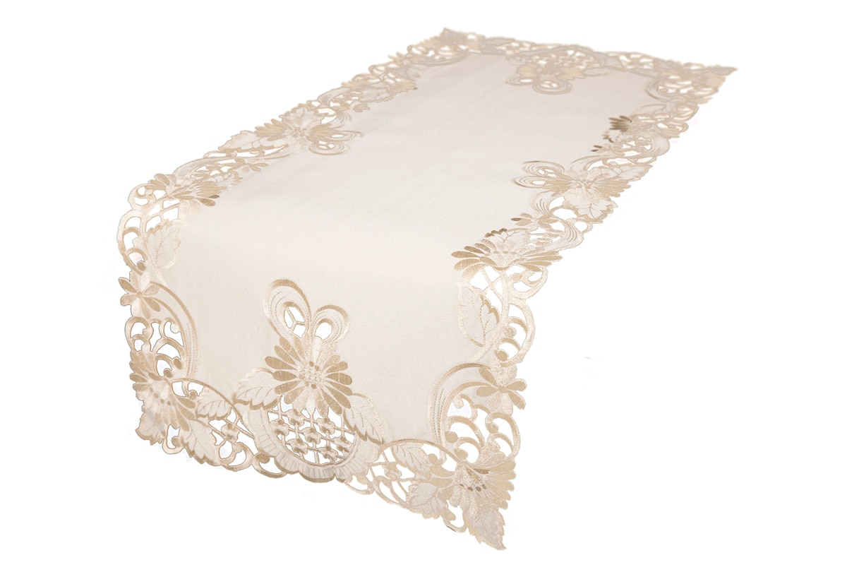 XIA Home Fashions XD171041534 Beige Table Runner