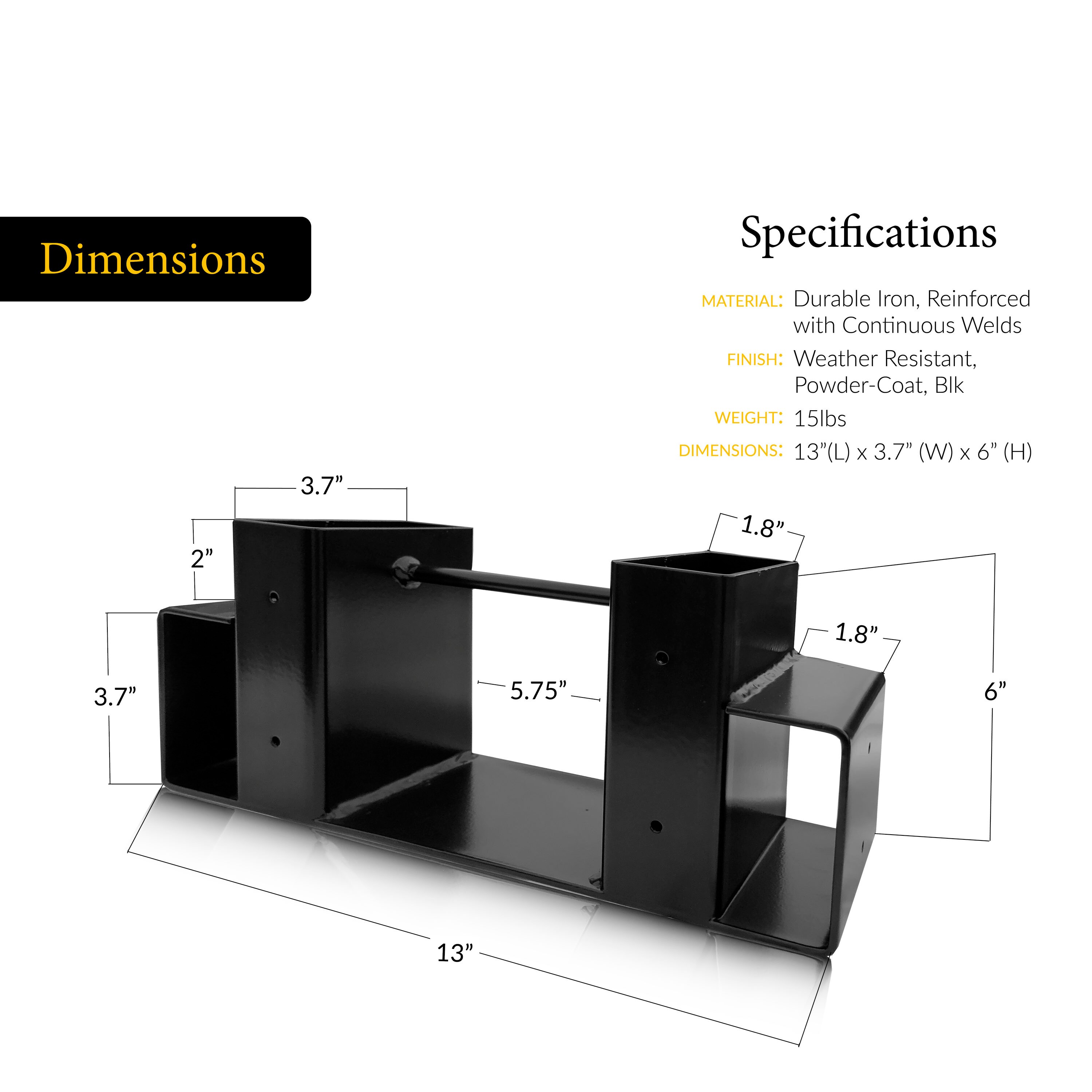 Firewood rack bracket online kit lowes