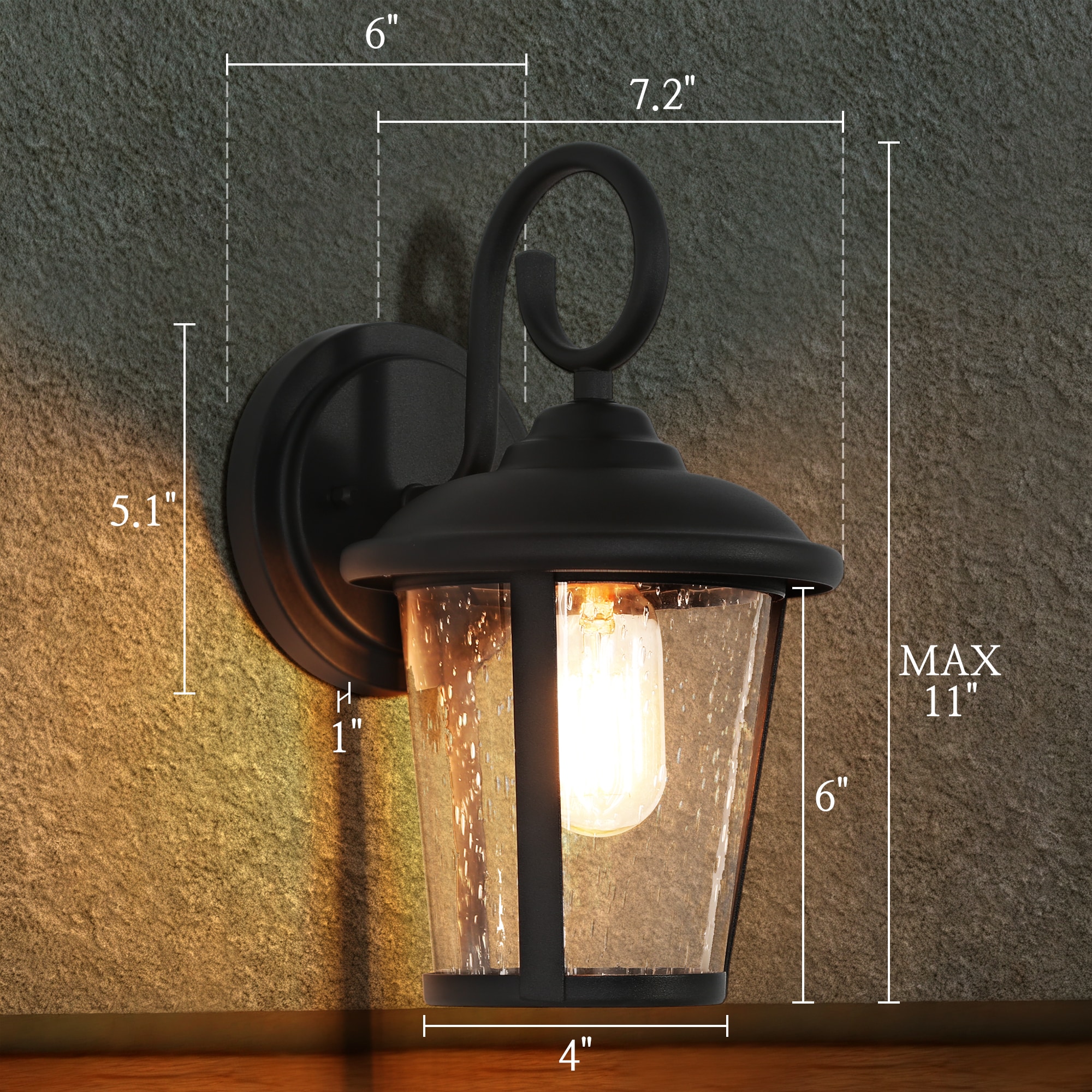 Uolfin YUFJA2-LWS24251-X7 Outdoor-Wall-Lighting - View #3
