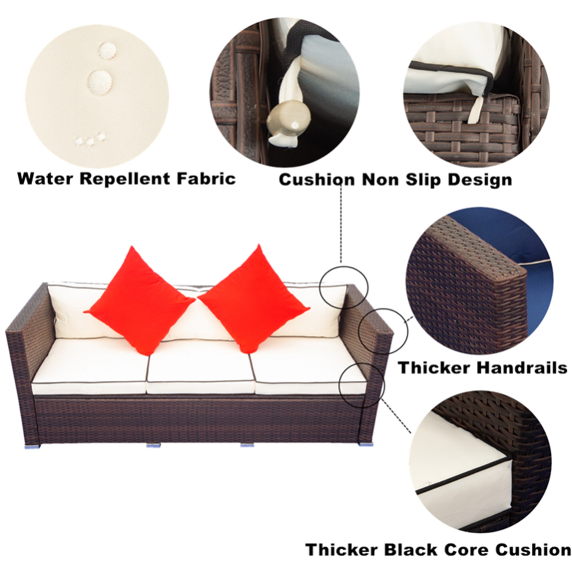 Flynama YC-V-W329-S00004 Patio-Conversation-Sets - View #7